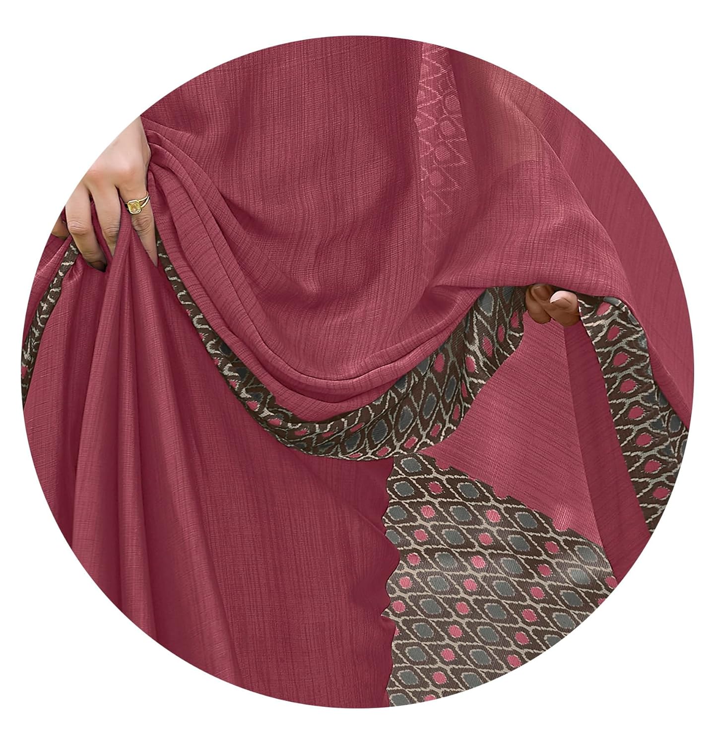 Printed Women's Saree with Blouse Piece