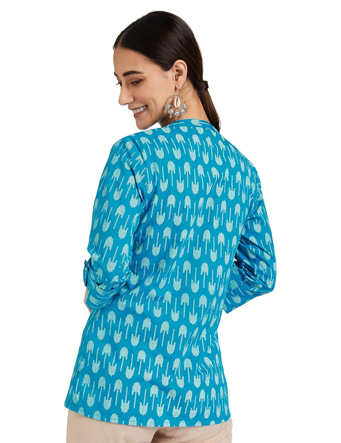 Myx Women's Cotton Regular Fit Casual Kurti