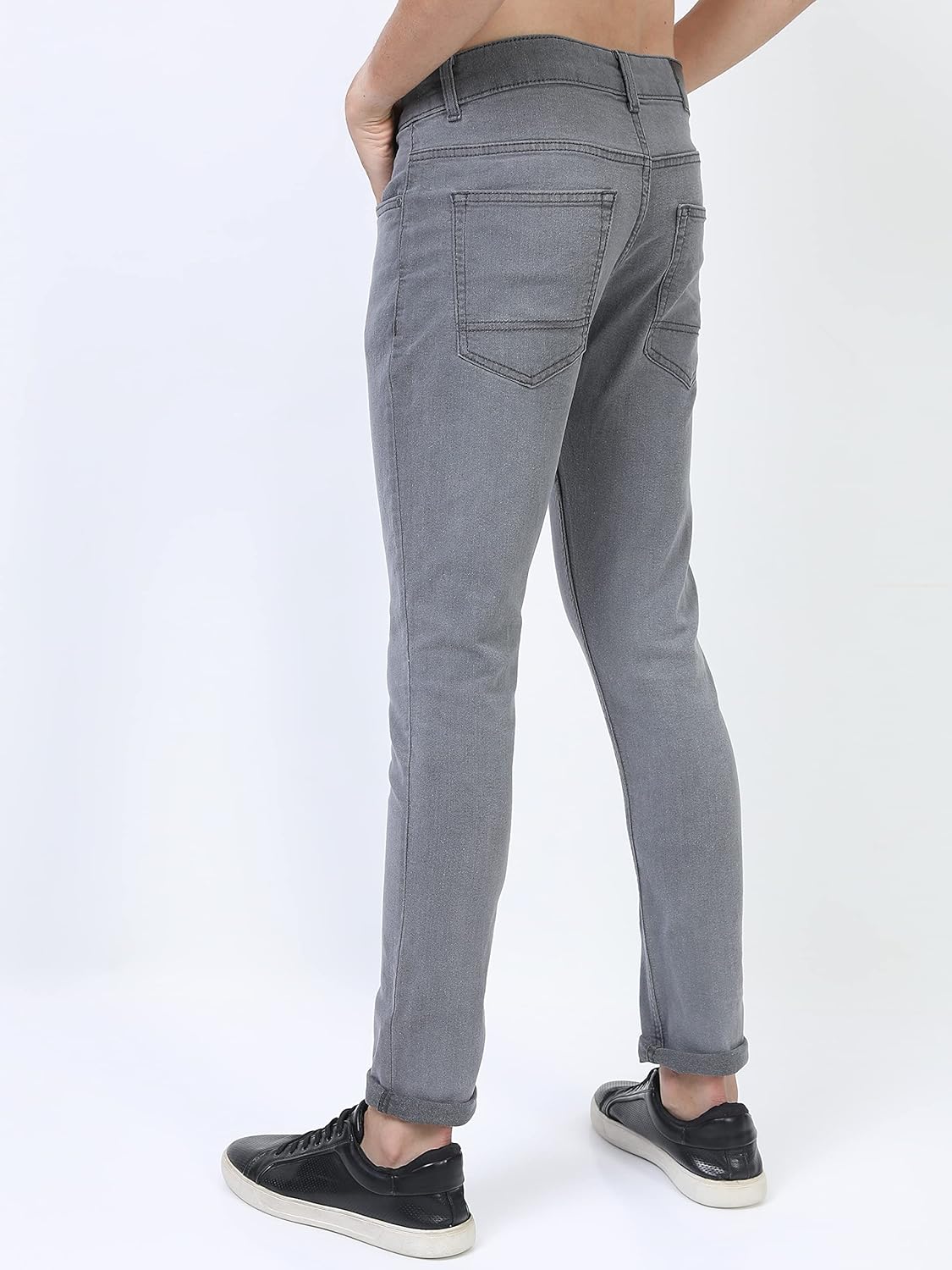 KETCH Men's Slim Fit Mid Rise Jeans (Stretchable)