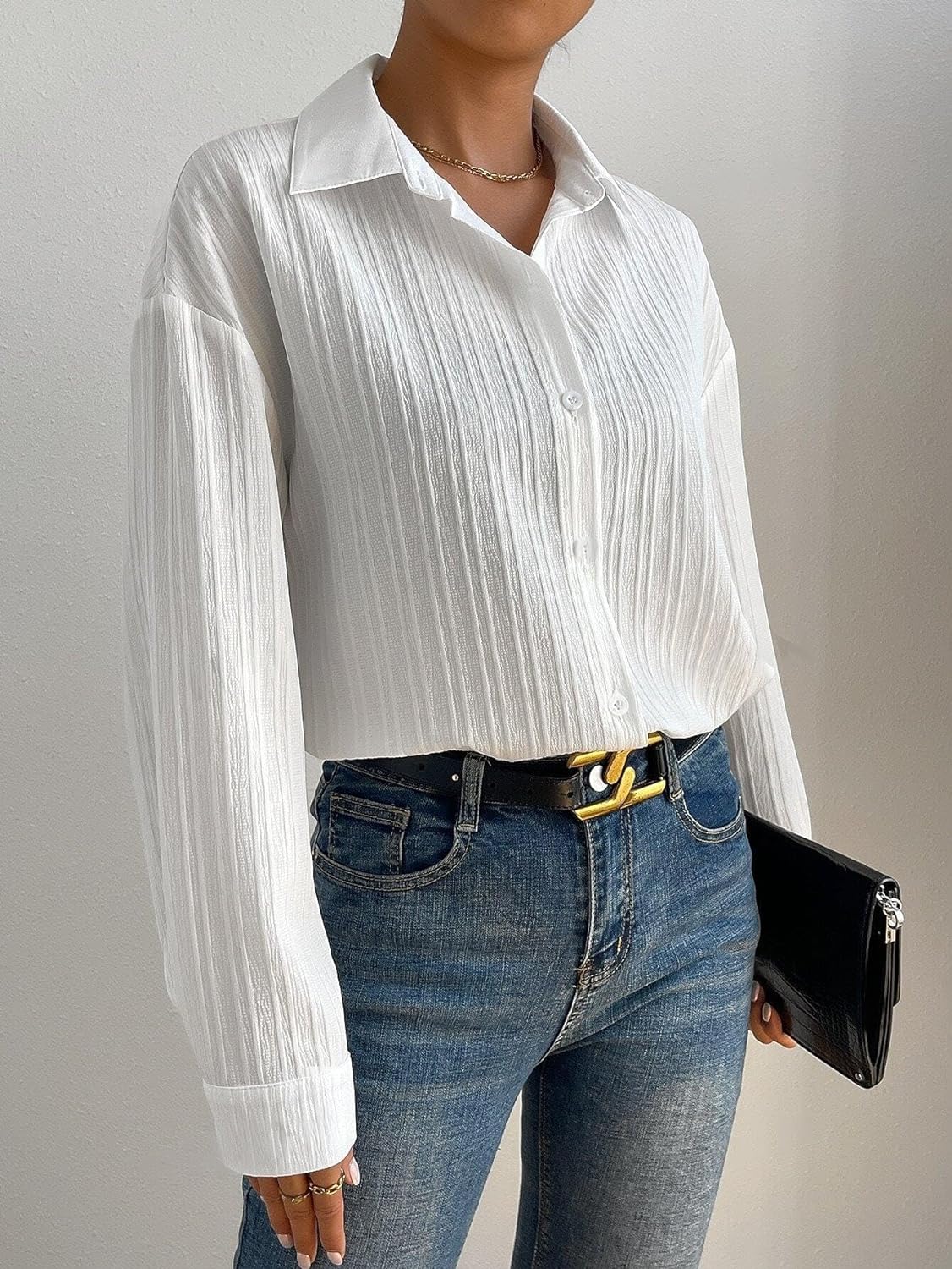 ROYALICA Women and Girls Fancy Women Regular Fit Formal Shirt/Shirts for Women Stylish Western.