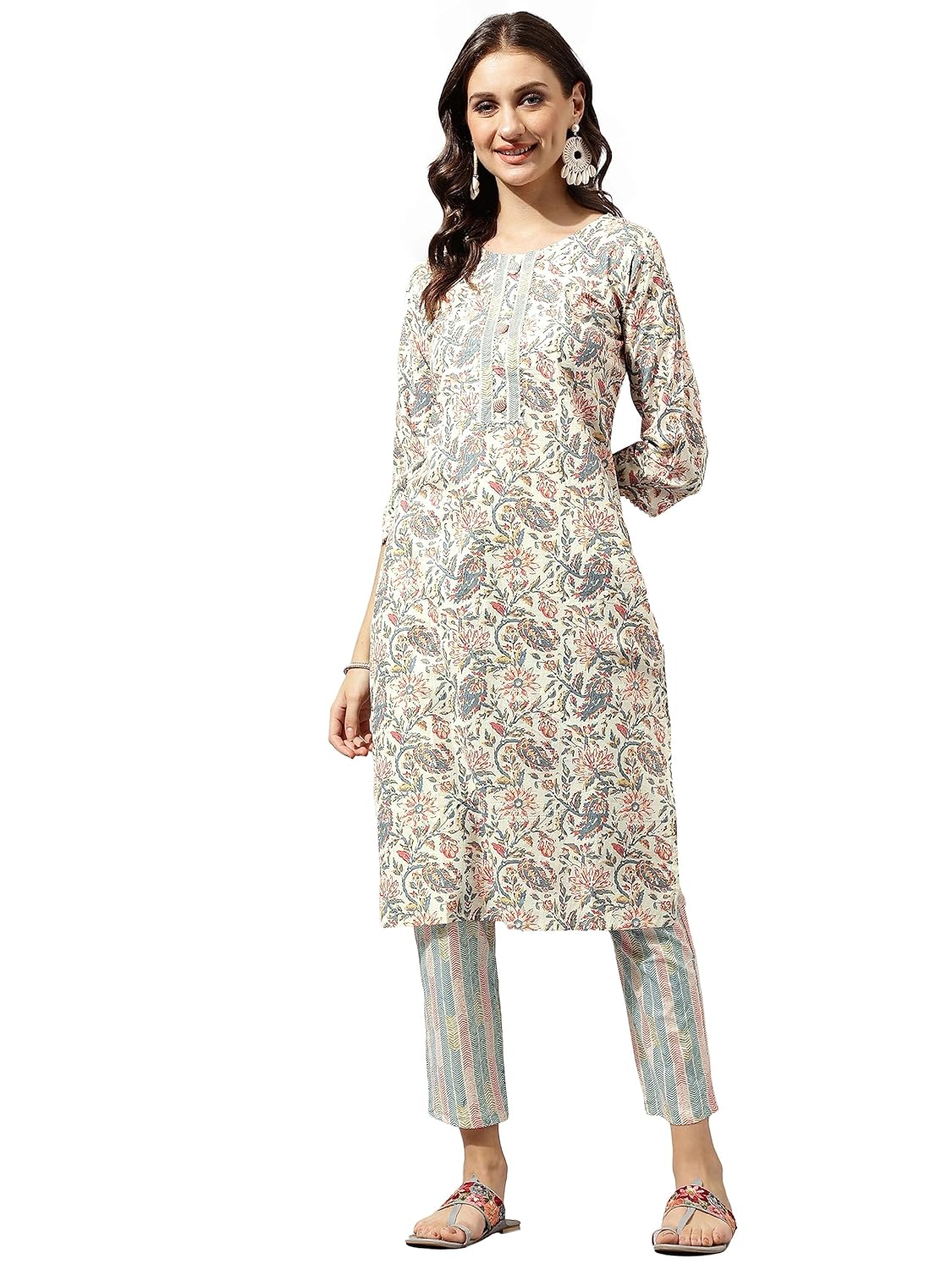 MIRCHI FASHION Women's Cotton Straight Fit Printed