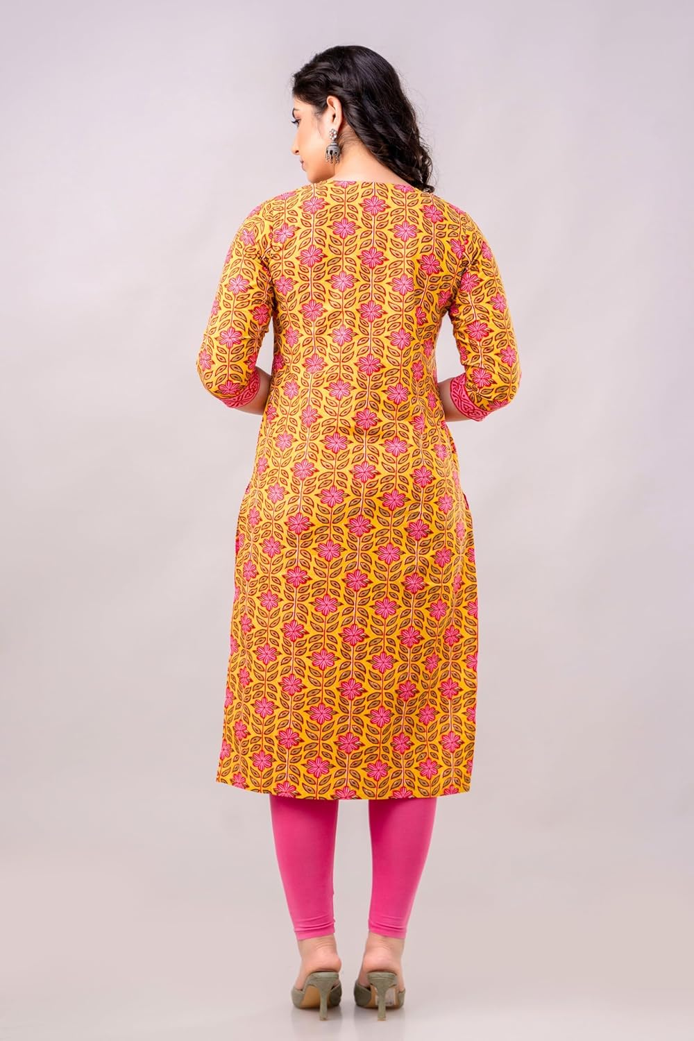 Vnyashri Cotton Straight Kurta for Women
