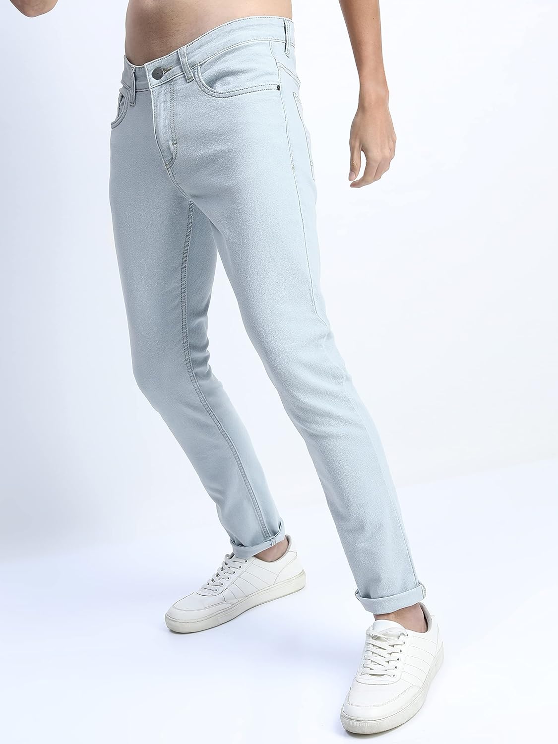 KETCH Men's Slim Fit Mid Rise Jeans (Stretchable)