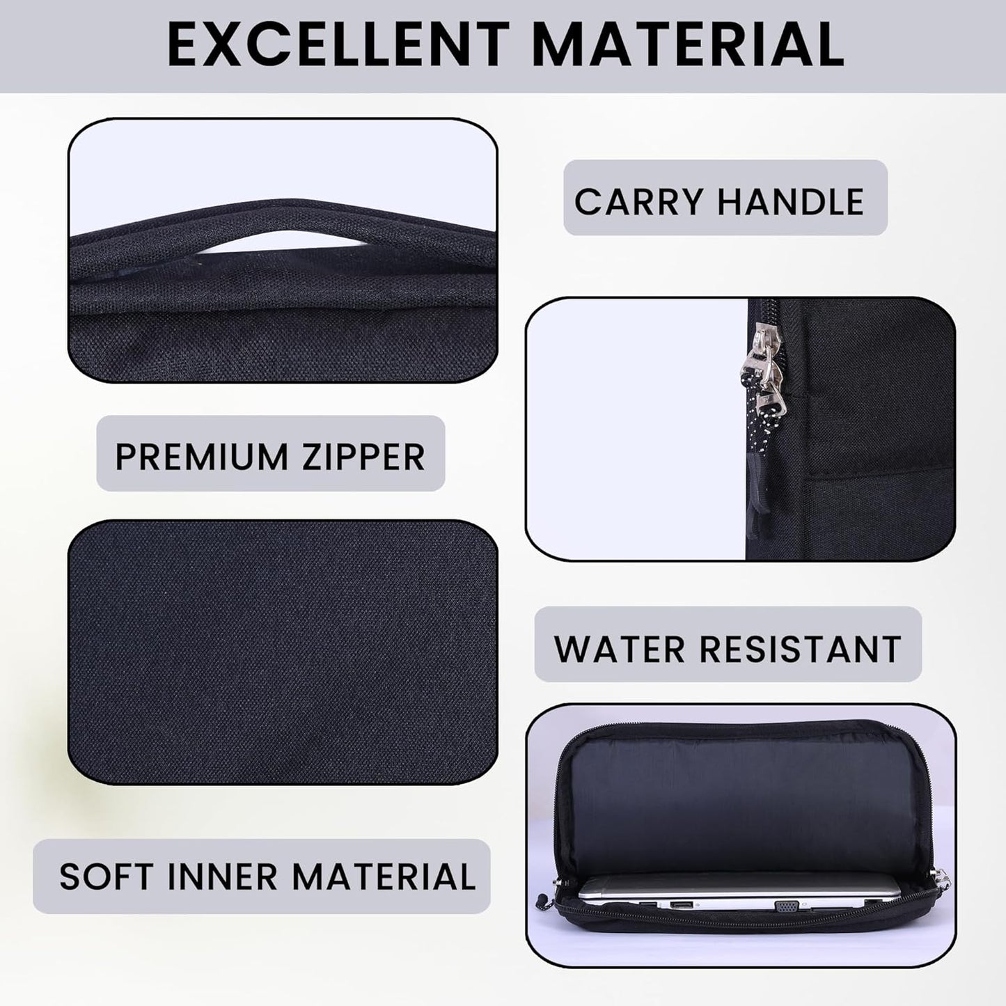 Tabelito® Hybrid Polyester Laptop Bag Sleeve