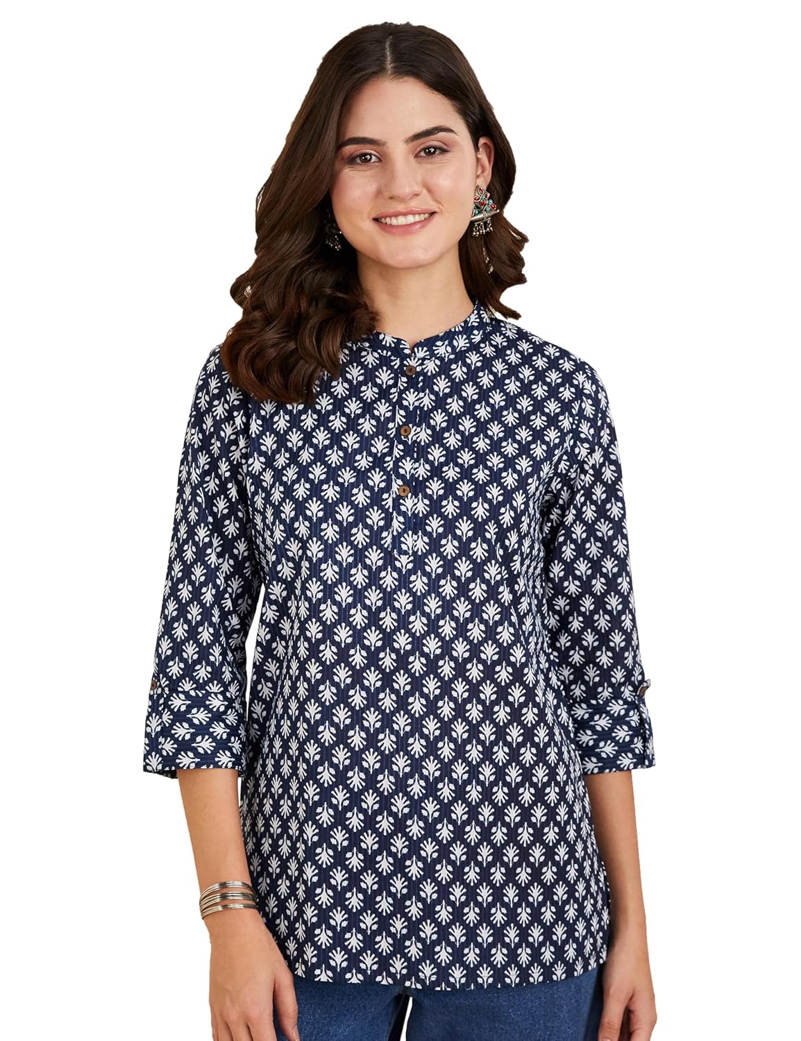Myx Women's Cotton Regular Fit Casual Kurti