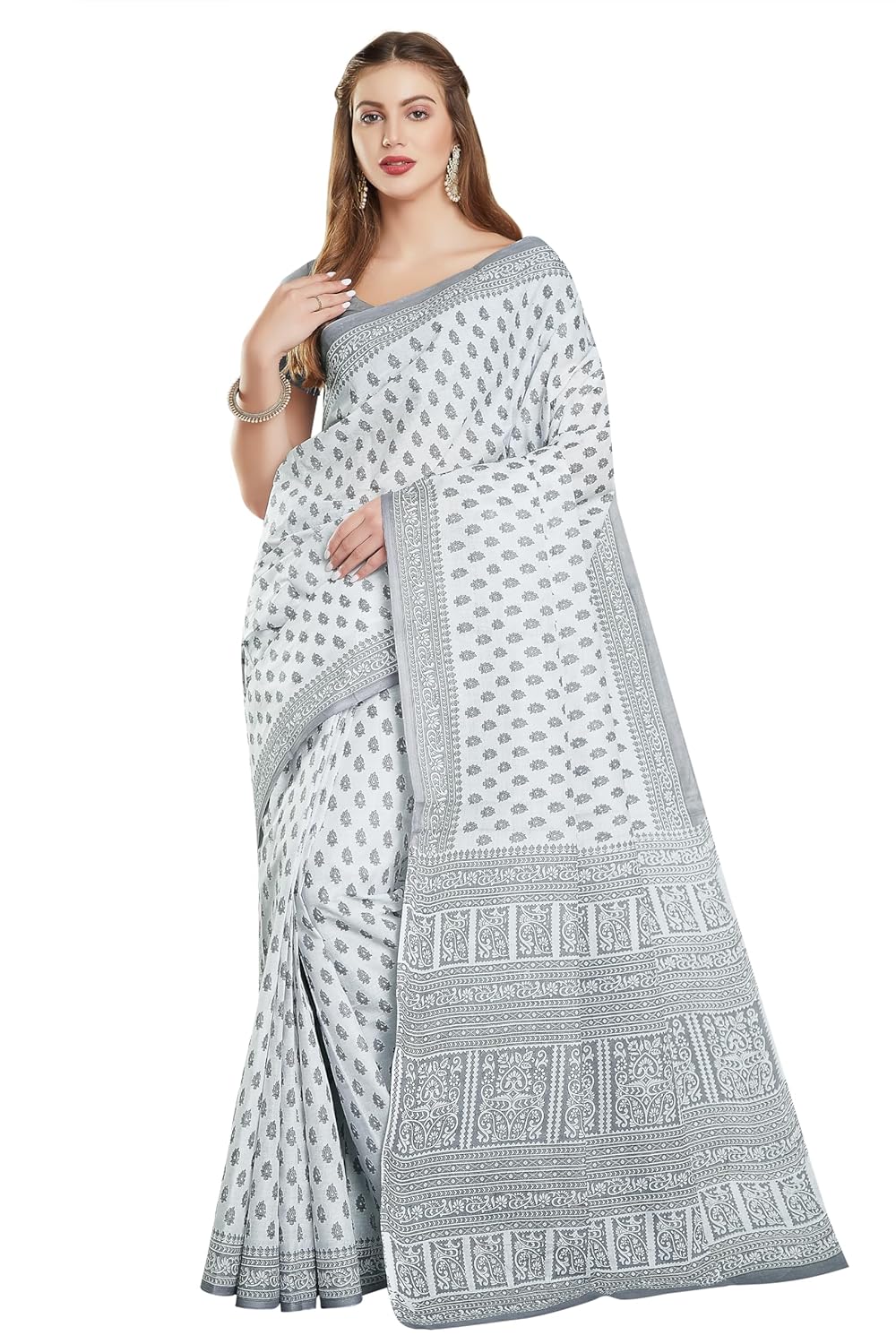 Women's Pure Cotton Printed saree