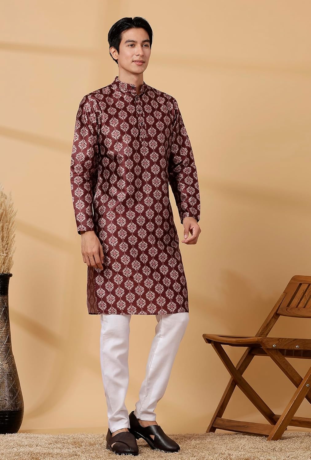 Majestic Man Men's Cotton Blend Regular Fit Casual