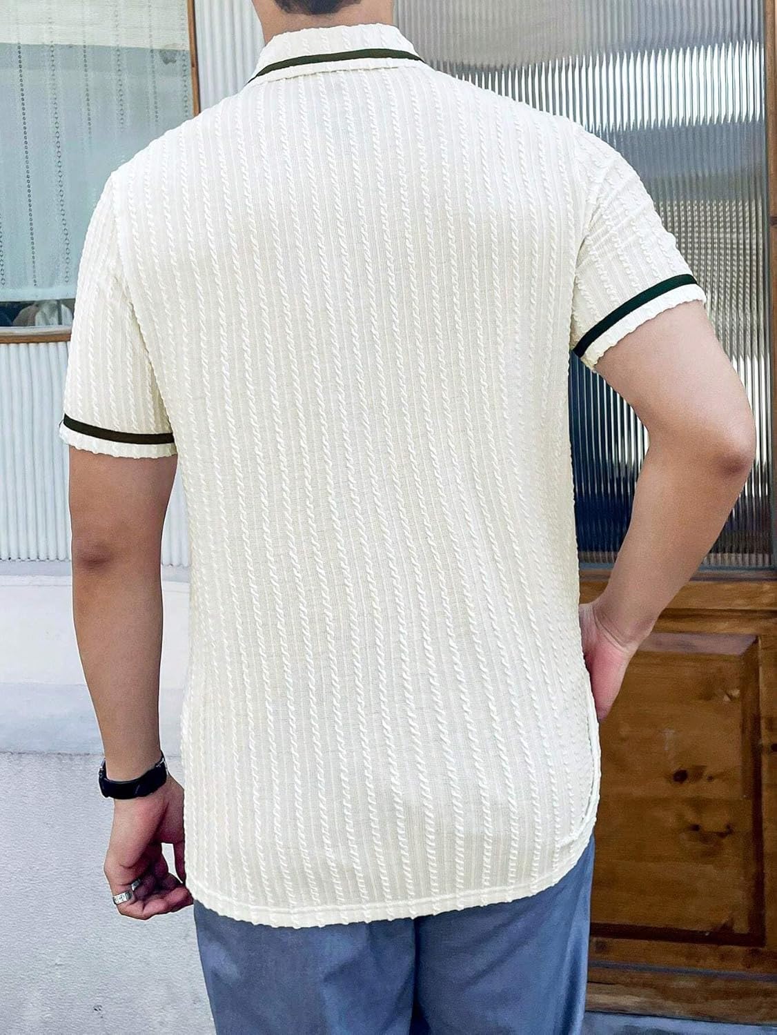 GRECIILOOKS Men's Stylish Half Sleeve Casual T-Shirt
