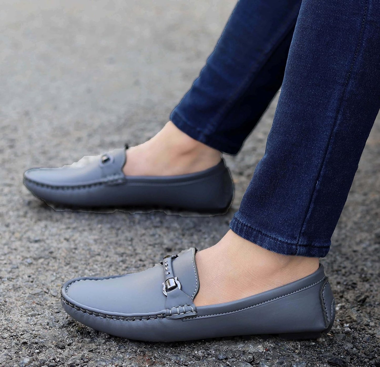 AADI Men's Synthetic Leather Outdoor Loafer Shoes - alphahostel.in