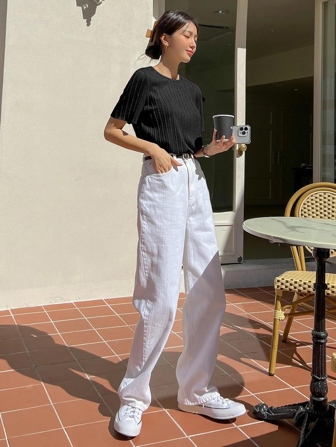 GRECIILOOKS Women’s Fashion Tops – Crop Top, Loose Fit Oversized Shirts & Stylish Korean Tank Tops for Summer Wear (Available in Plus Size and Combo Pack of 2)