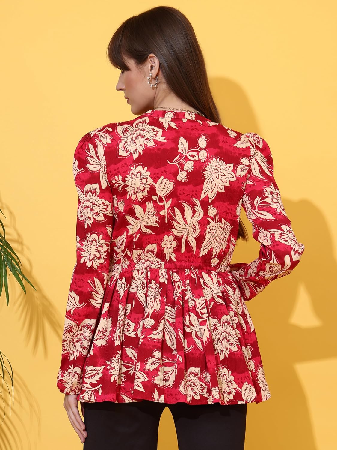 Sheetal Associates Women's Top Shirt Stylish Trendy for Girls | Floral Printed Top | Lightweight Day Comfort