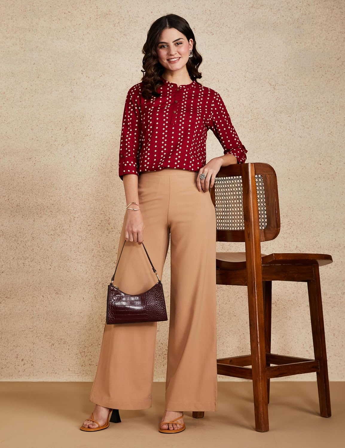 Myx Women's Cotton Regular Fit Casual Kurti