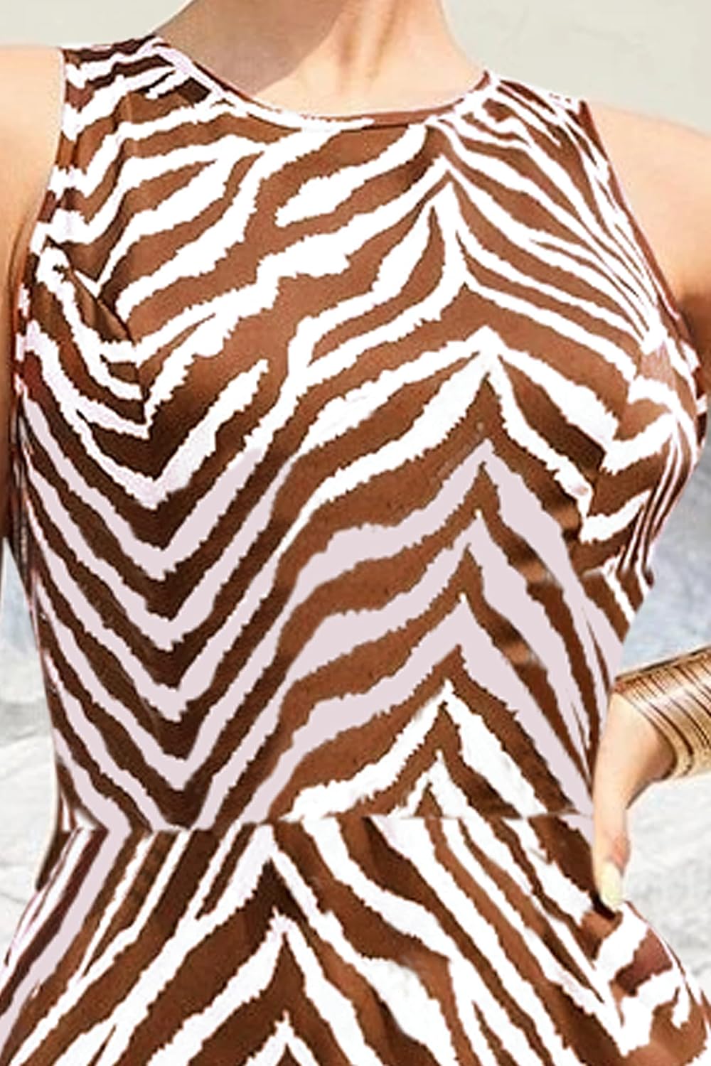 Fashion Dream Womens Cotton Blend Printed Dress|Western Dress