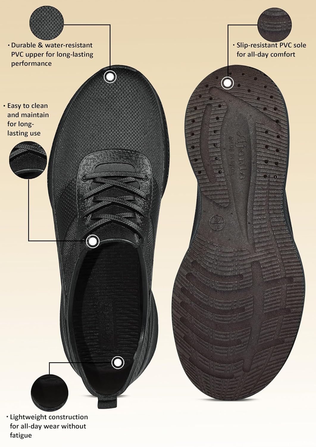 AJANTA Slip-on Waterproof Casual Shoes for Men - alphahostel.in