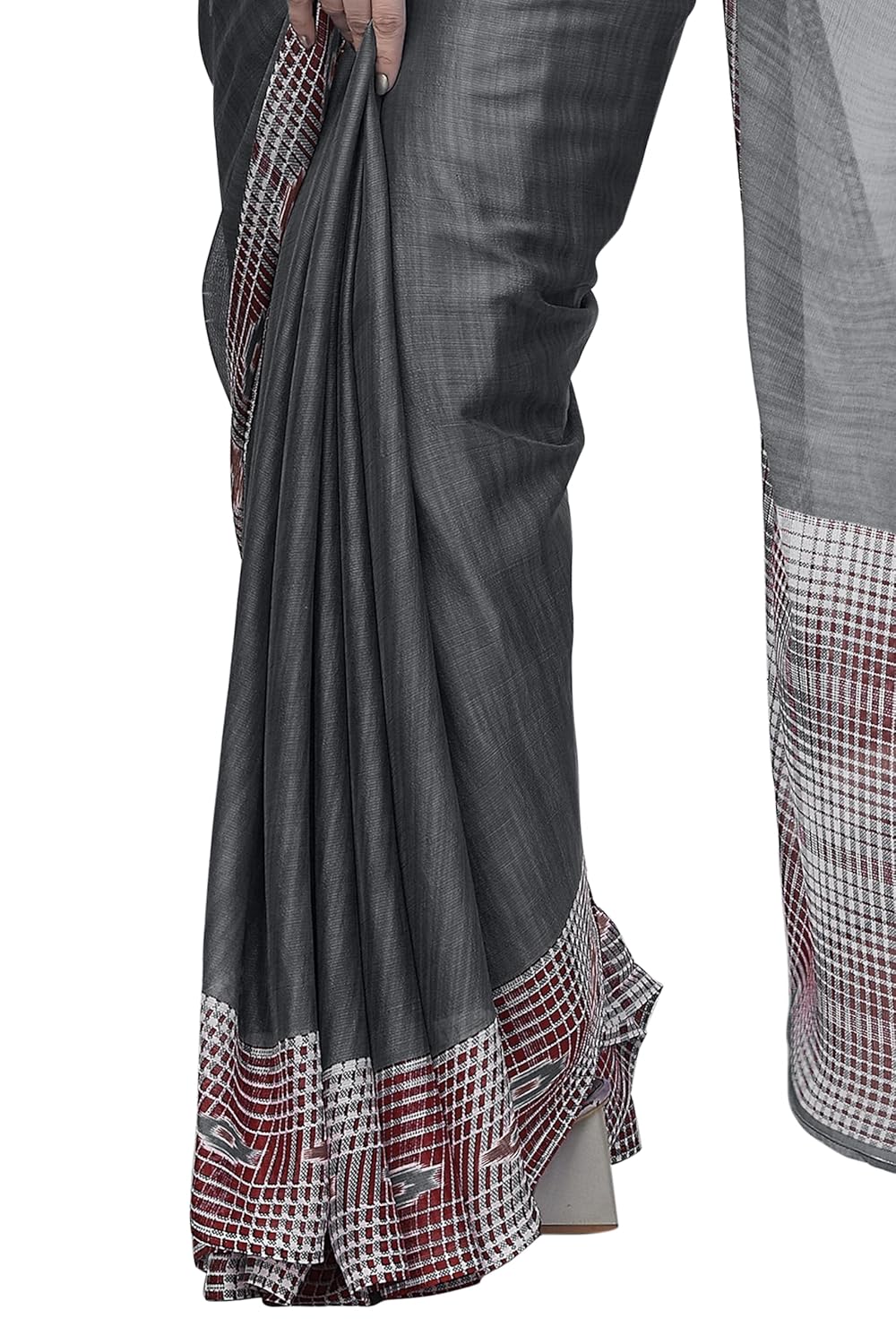 Women's Chiffon Printed Saree with BlousePiece