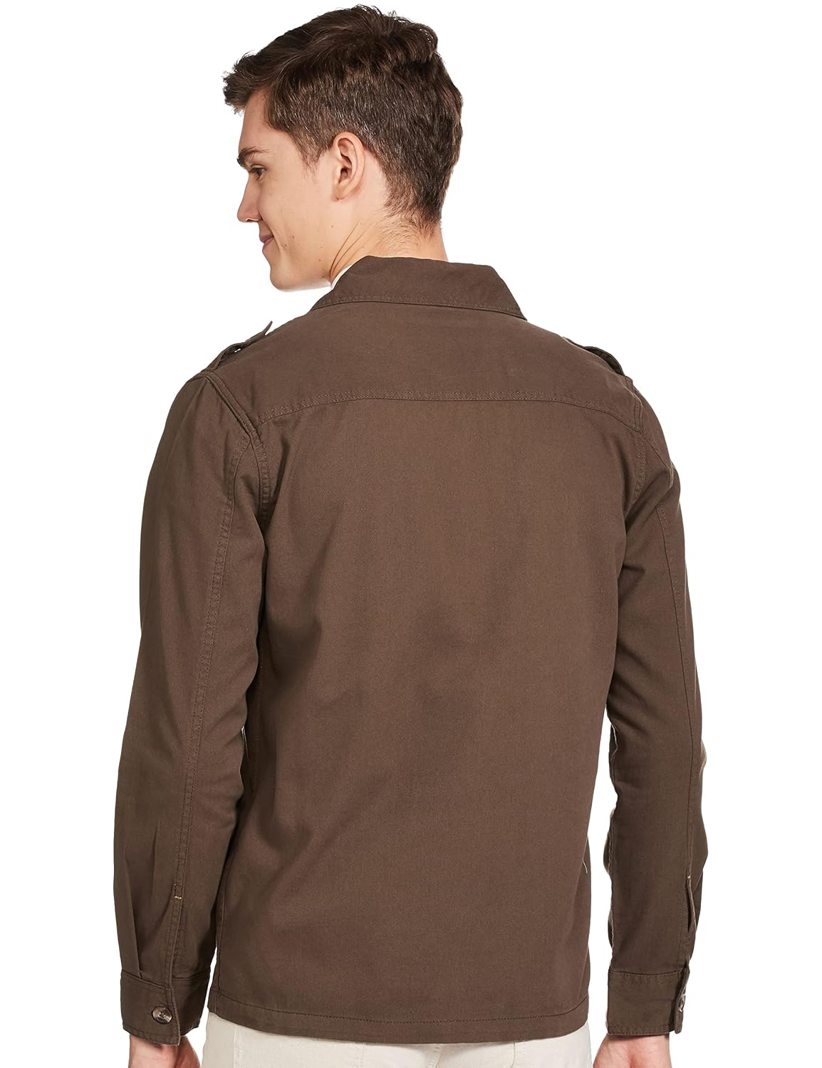 The Indian Garage Co Men's Cotton Slim Fit Solid