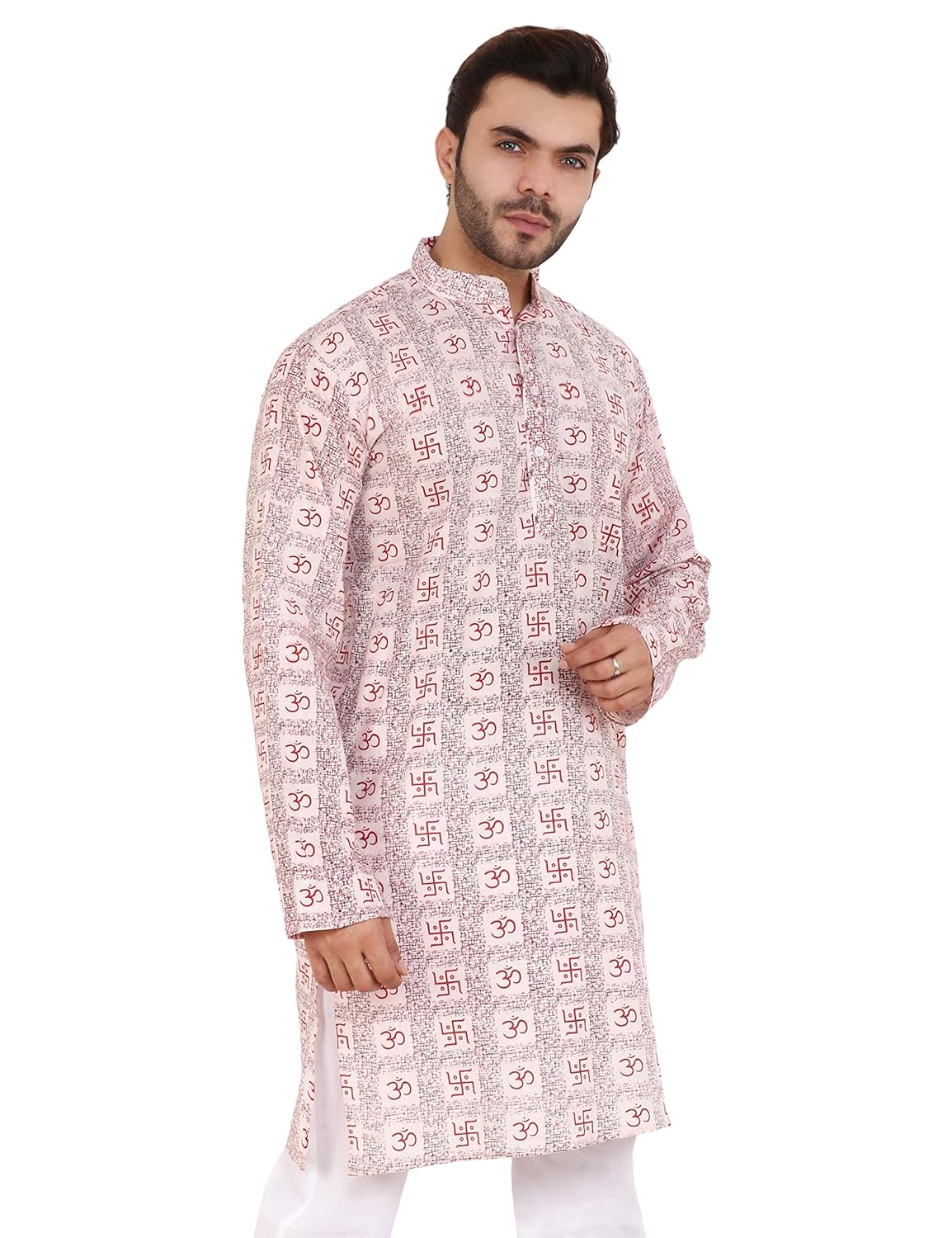 LATEST CHIKAN Men's Cotton Regular Kurta