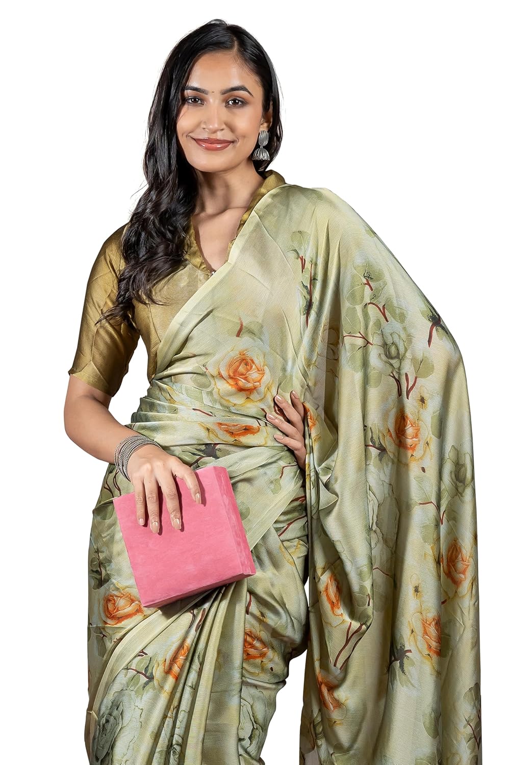 Women's Stylish Saree with Blouse Piece