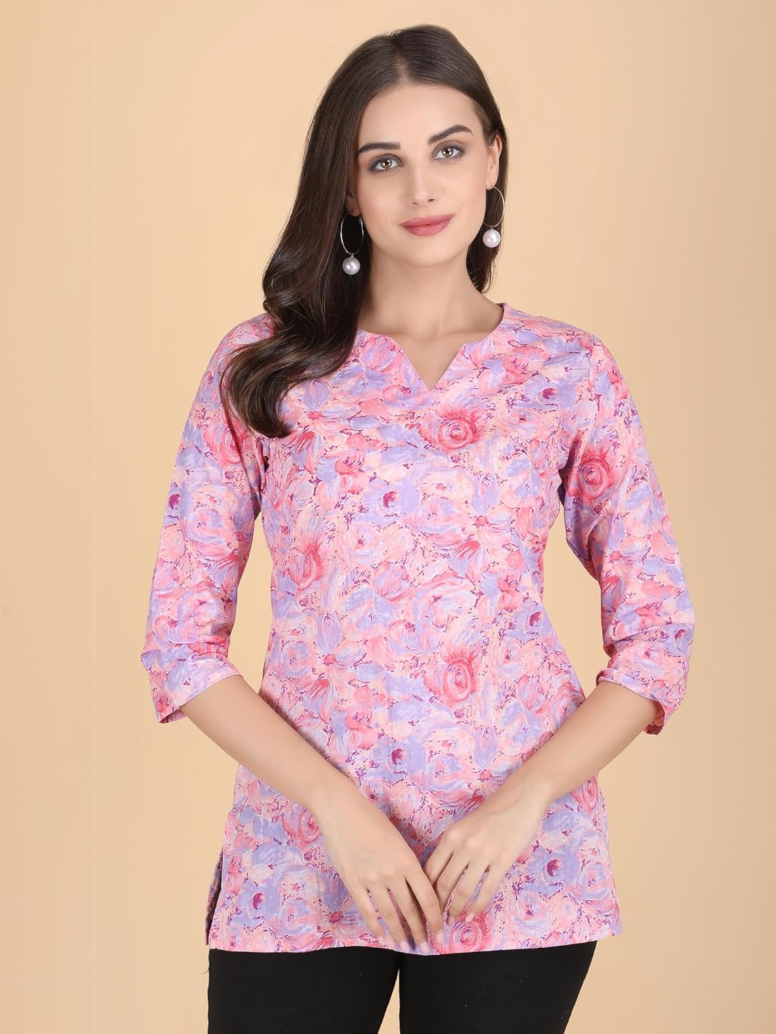 PIDAVLIYA'S Indian Women's Tunics Tops Cotton