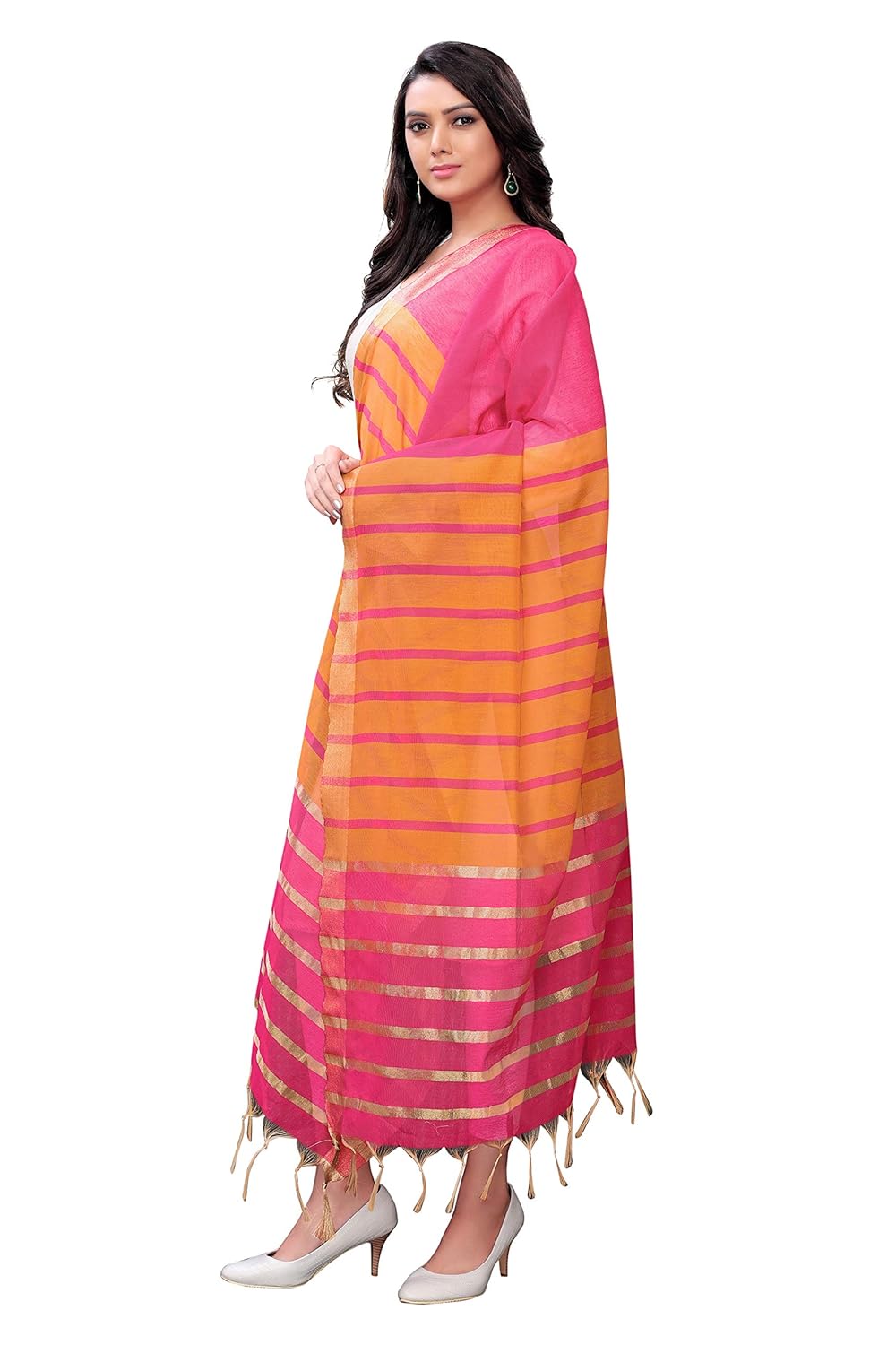 INDO ERA Women's Rayon Woven Design Dupatta
