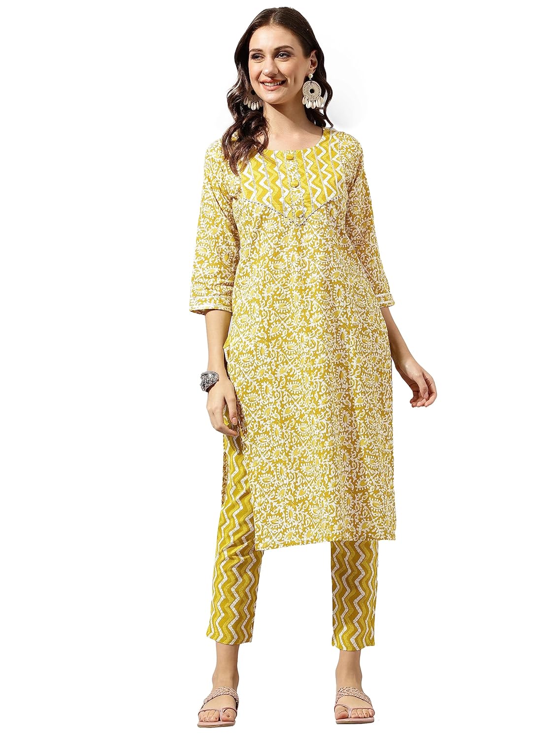 MIRCHI FASHION Women's Cotton Straight Fit Printed