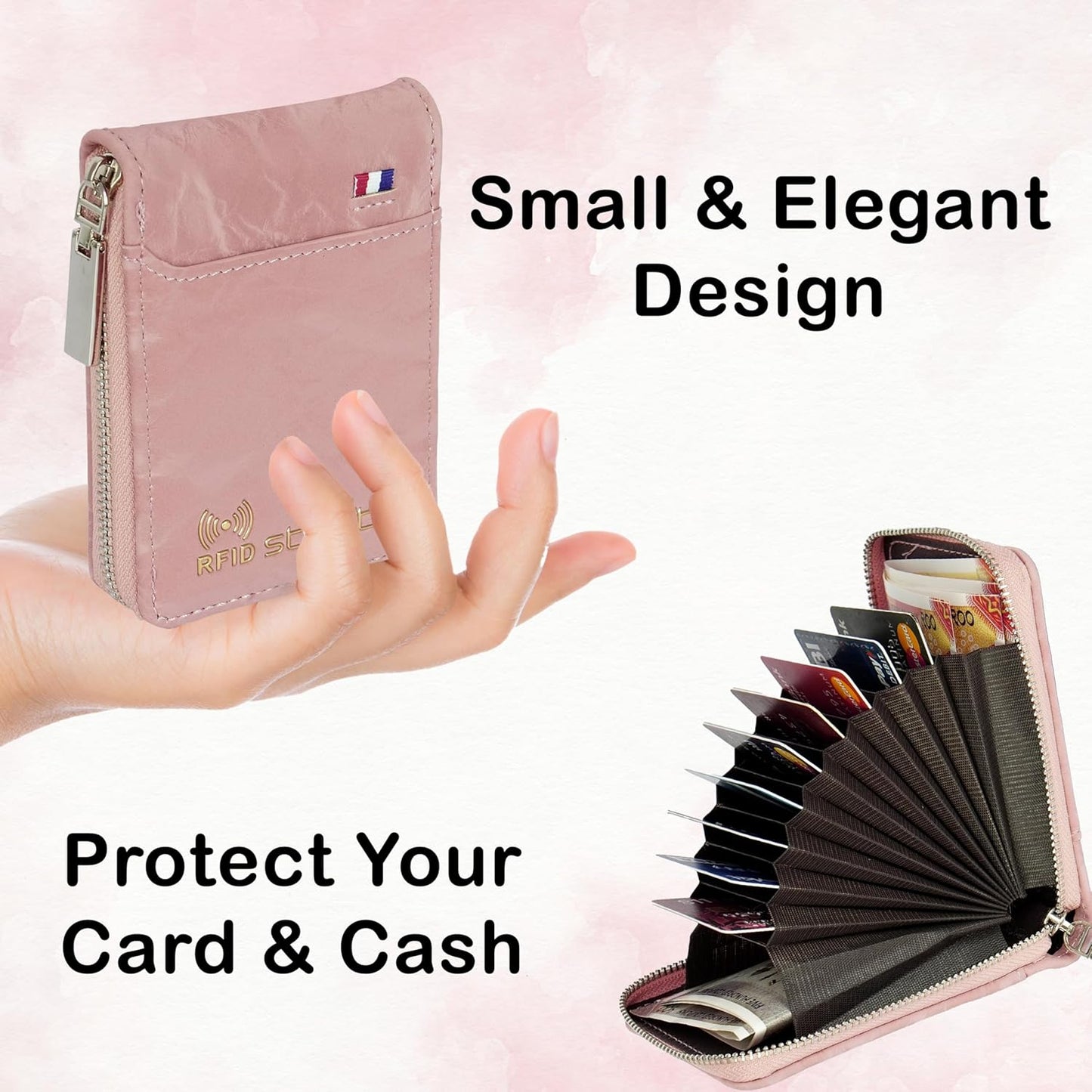 Storite PU Leather 9 Slot Vertical Credit Debit Card