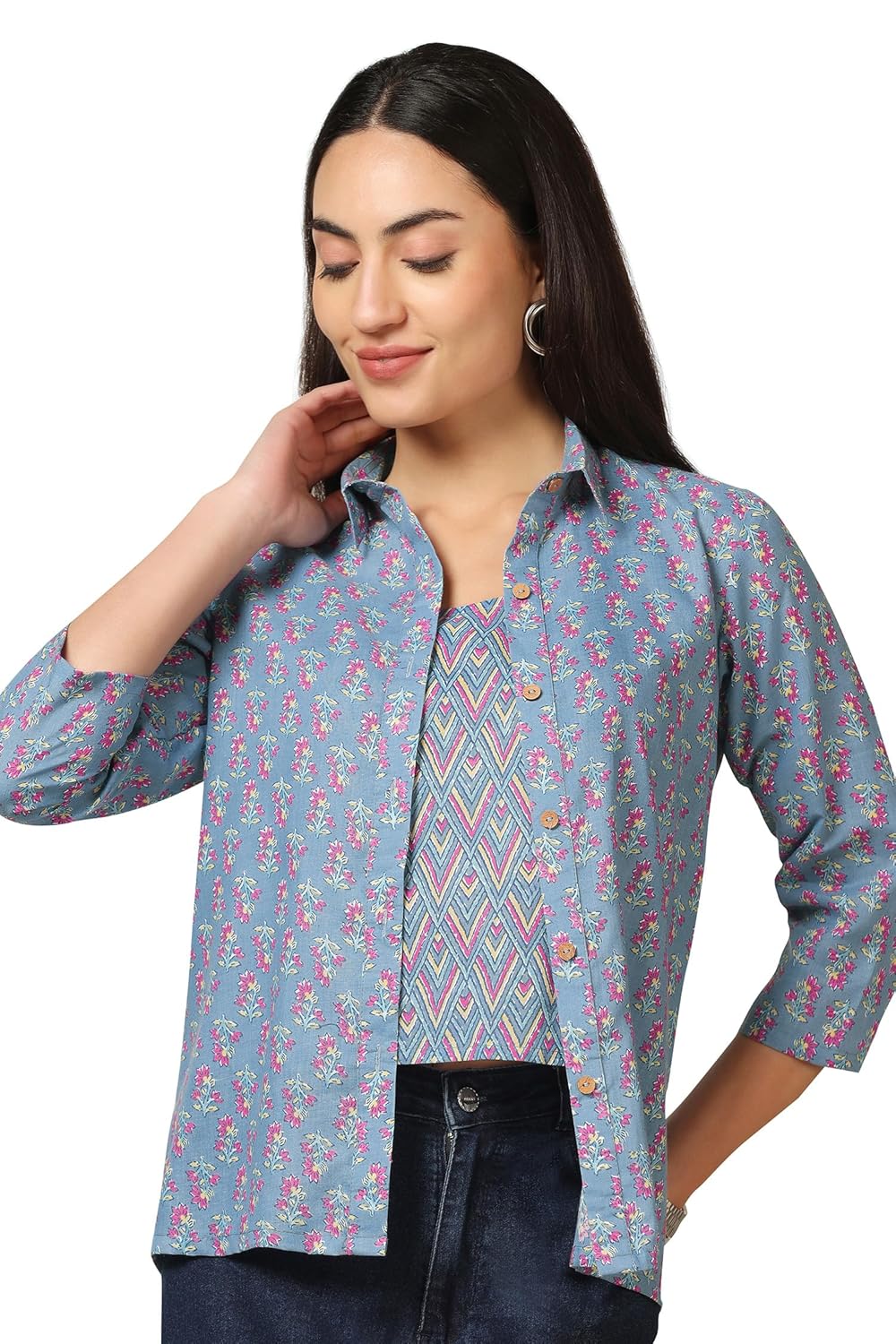 Fashion Dream Women’s Regular Fit Shirt with Inner