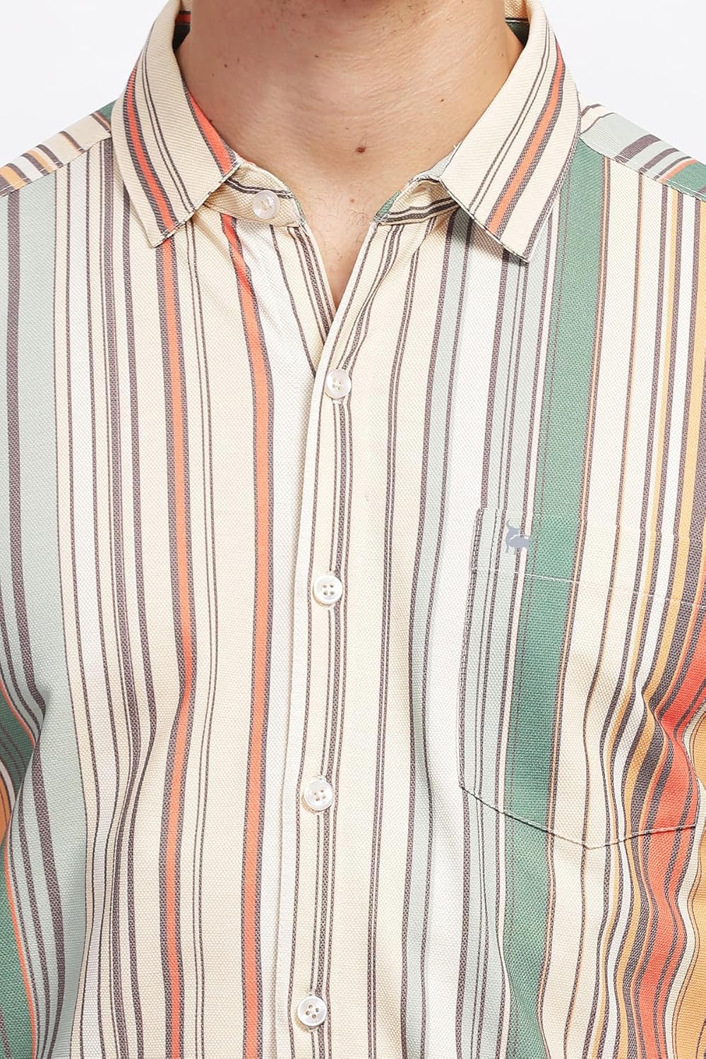 BULLMER Trendy Regular Fit Printed Causal Shirt for Men