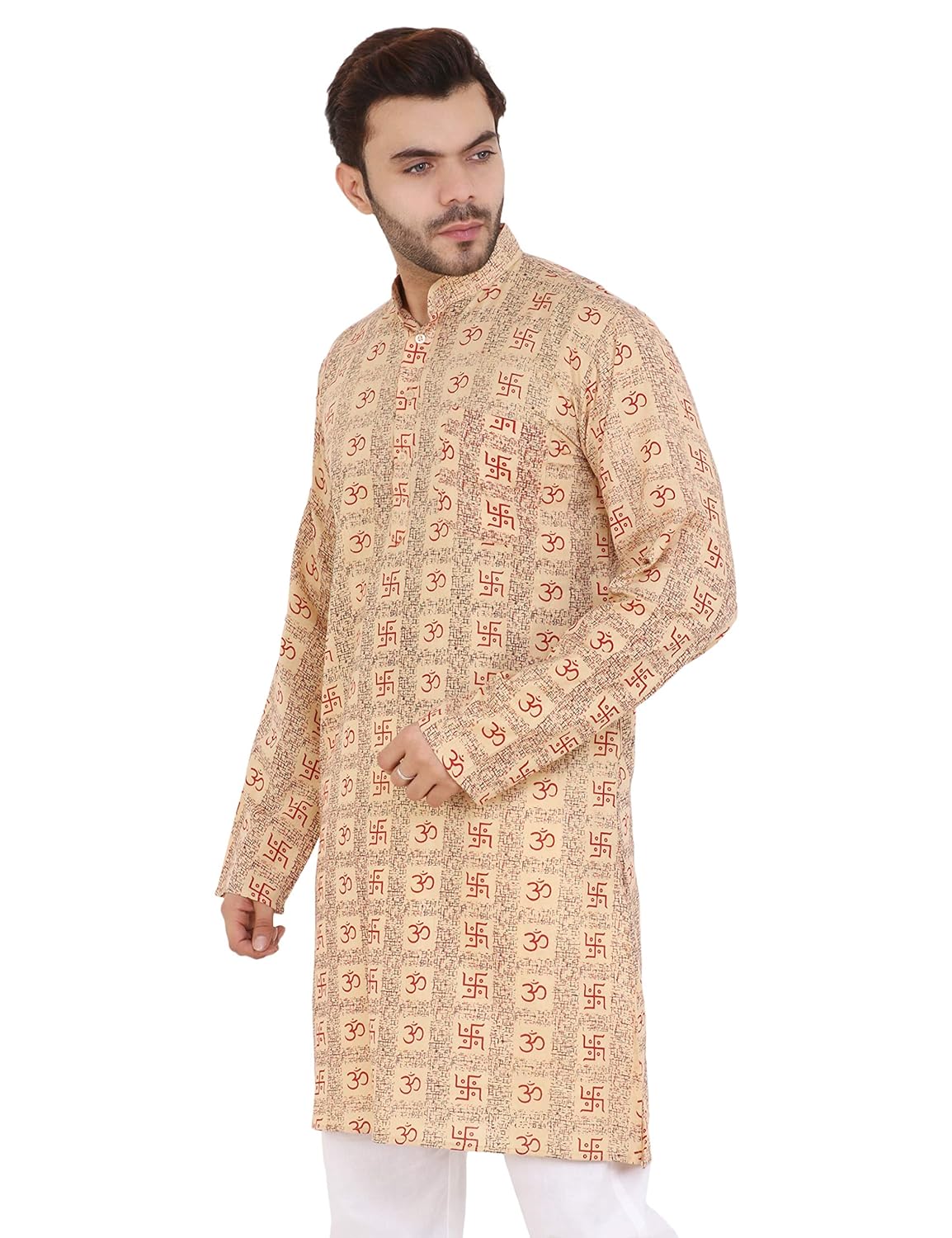 LATEST CHIKAN Men's Cotton Regular Kurta