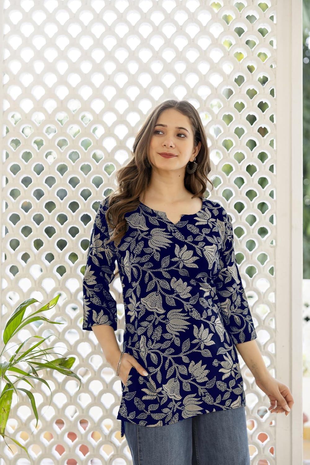PURSHOTTAM WALA Women Floral Printed Rayon