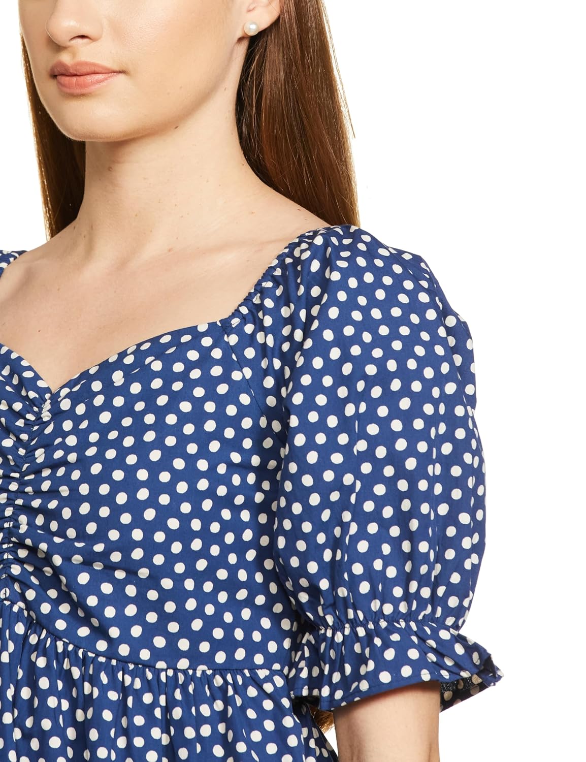 Symbol Women's Cotton Puff Sleeves