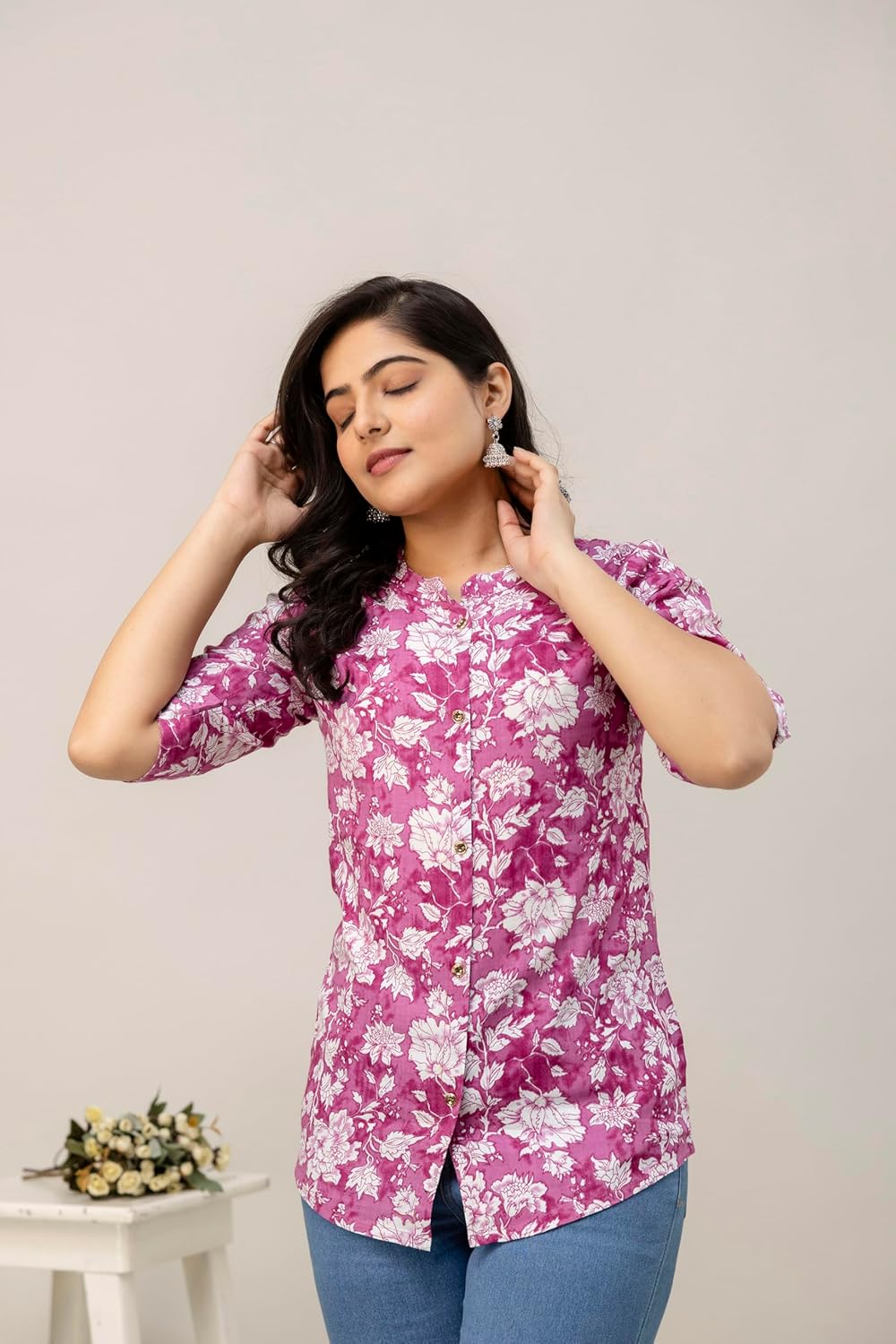 Women's Rayon Indian Culture Tunics Tops