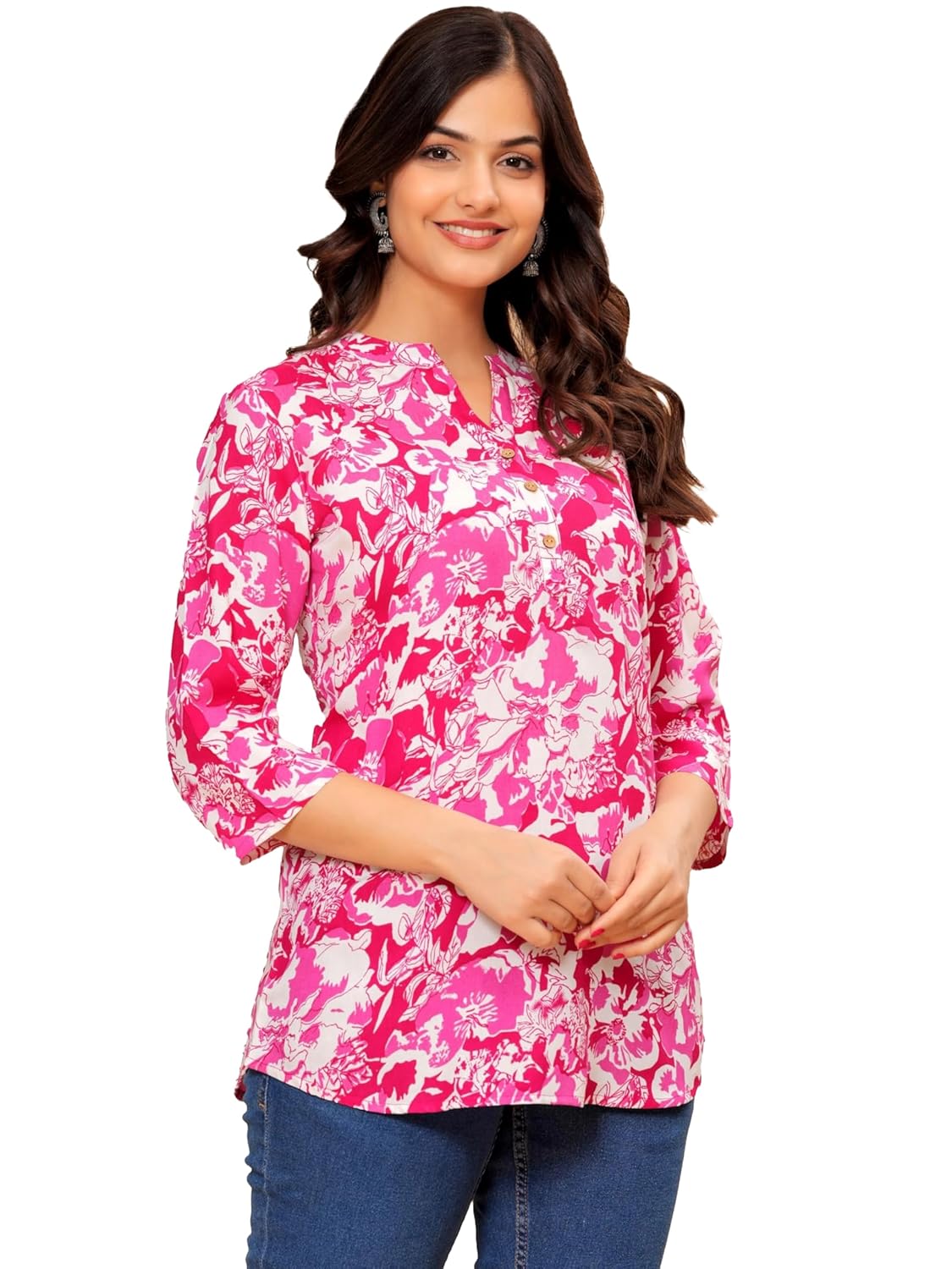 EthnoGlam’s Multi-Color Cotton Anarkali Kuri