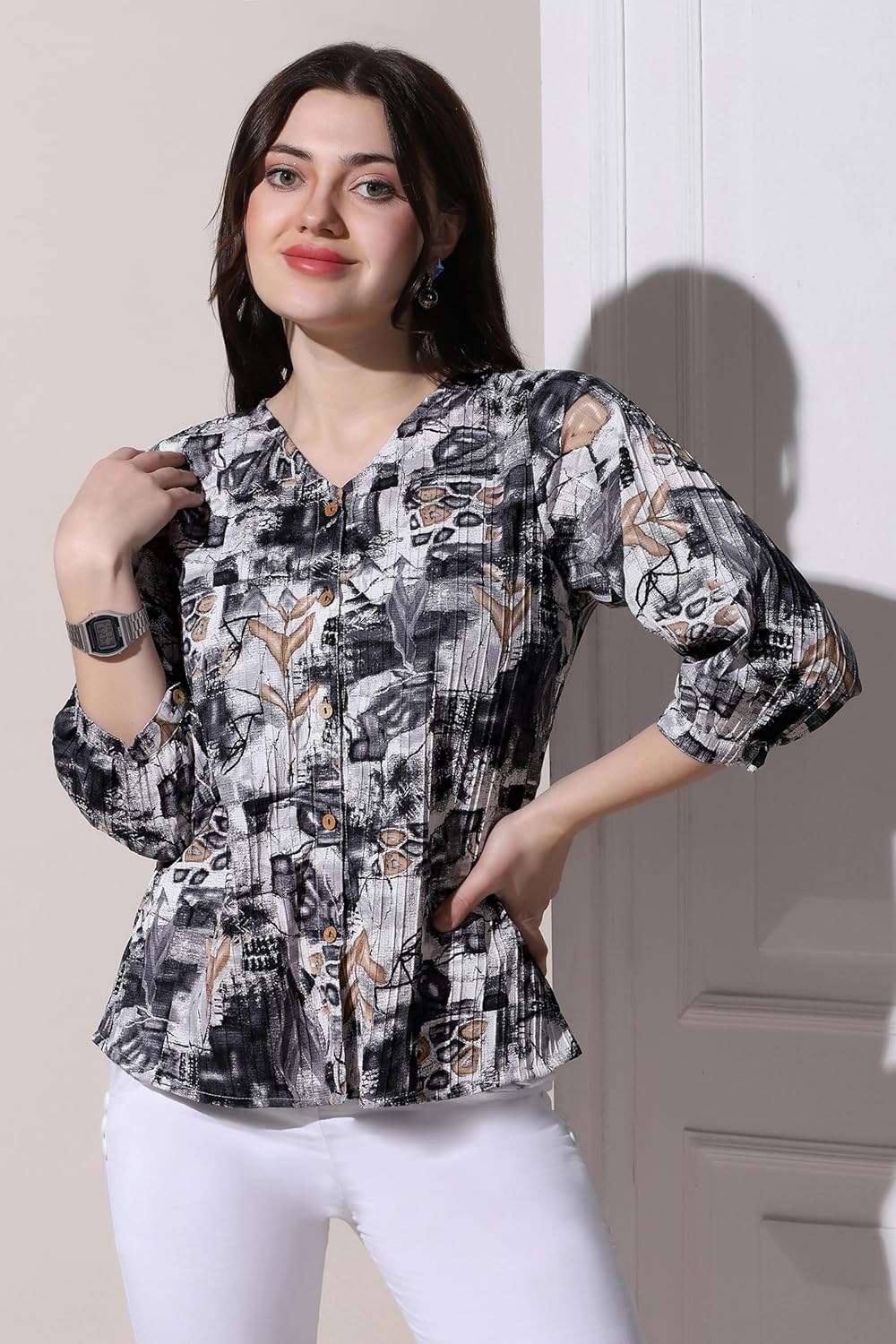 Fashion Dream Women's Polyester Regular Fit Sugarcan