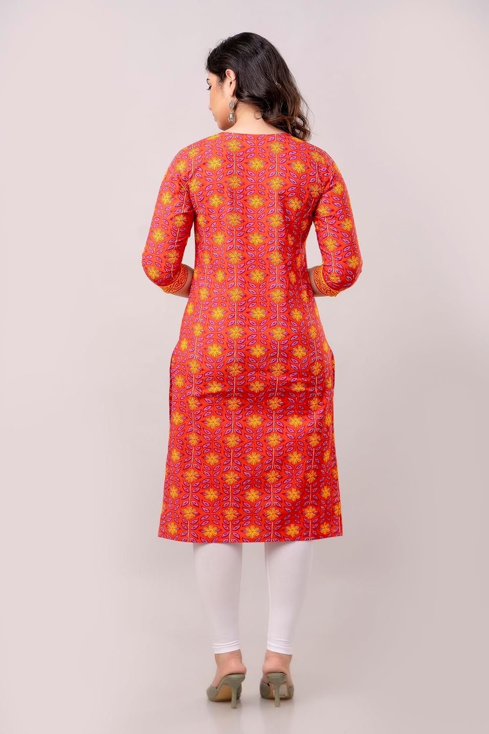 Vnyashri Cotton Straight Kurta for Women