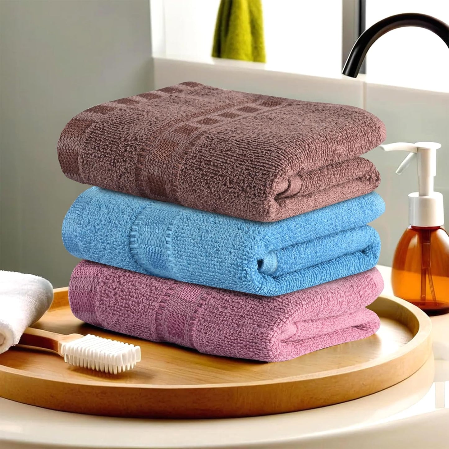 Kuber Industries Pack of 2 Cotton Hand/Face Towels