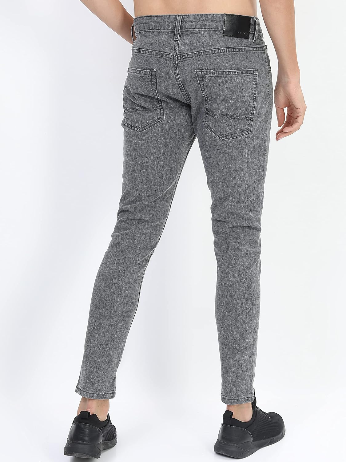 KETCH Men's Skinny Fit Mid Rise Jeans (Stretchable)