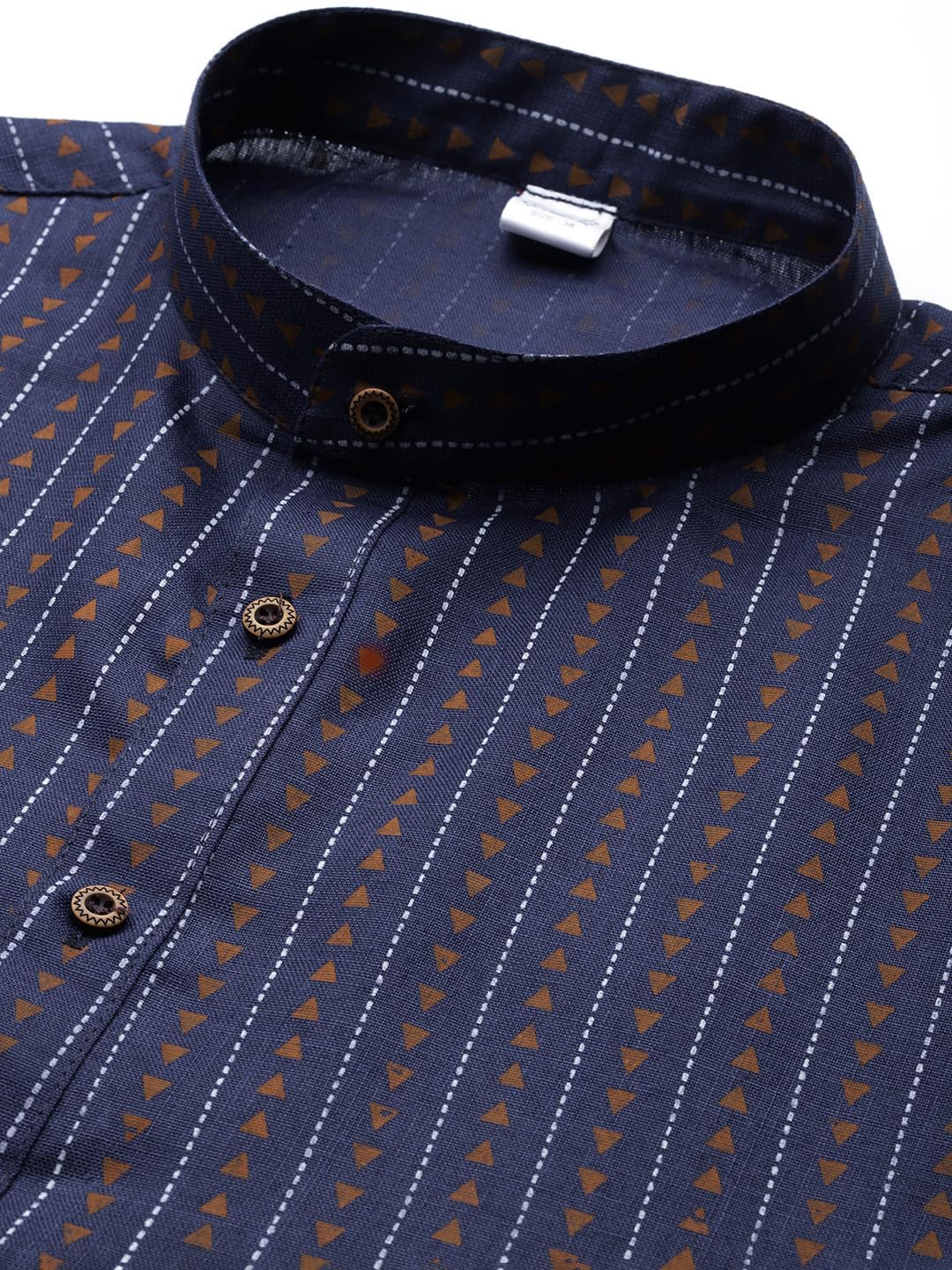 Luxrio Kurta for Men Cotton Blend Printed Regular Fit