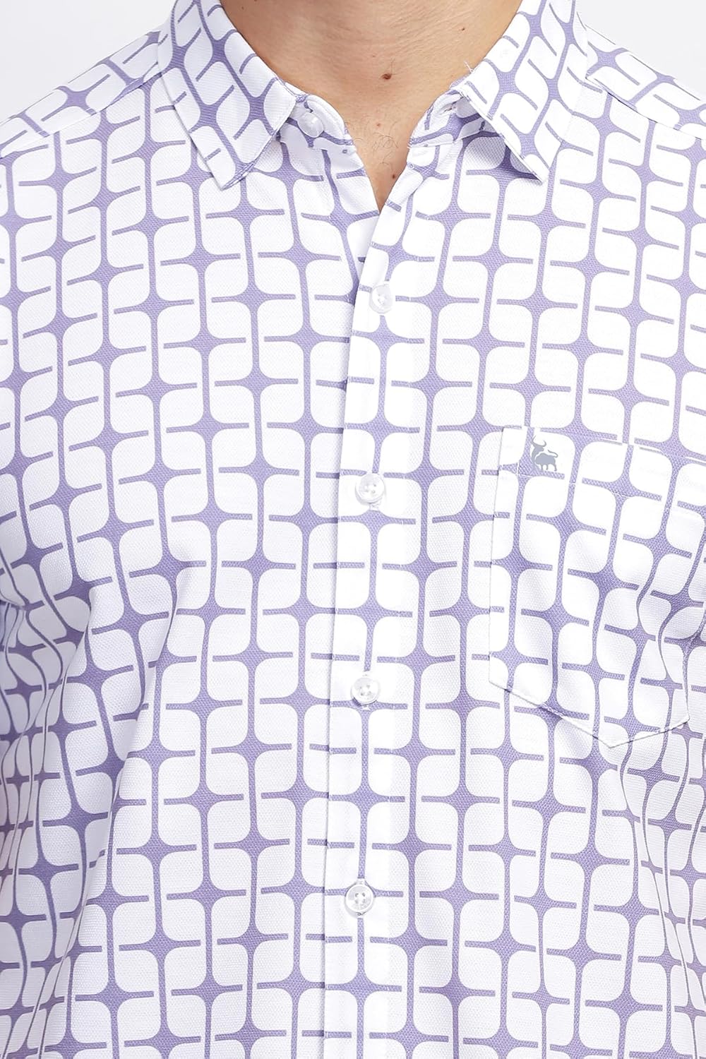 BULLMER Trendy Regular Fit Printed Causal Shirt for Men