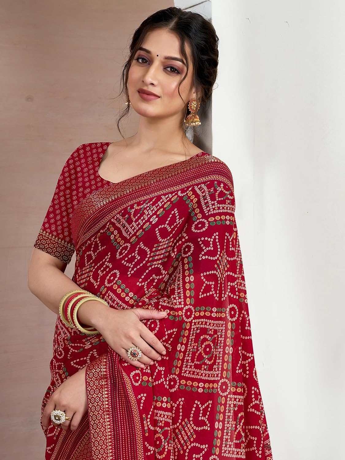 Women's Chiffon Printed Saree