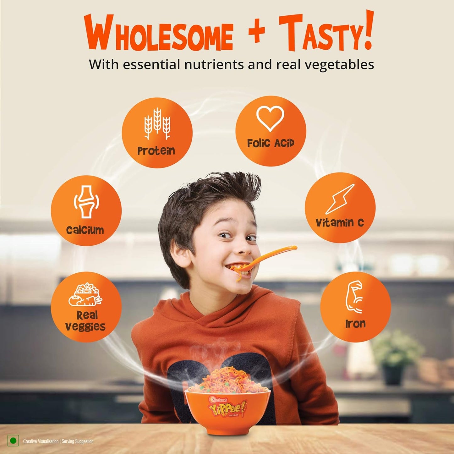 Sunfeast YiPPee! Magic Masala, Instant Noodles 8 in 1 Pack