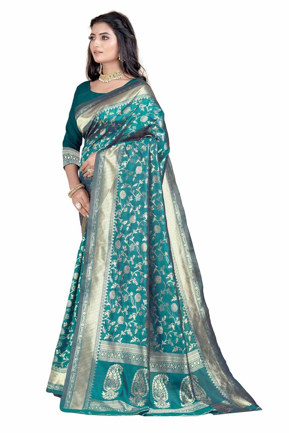 Women's Banarasi Saree Pure Kanjivaram Silk Saree