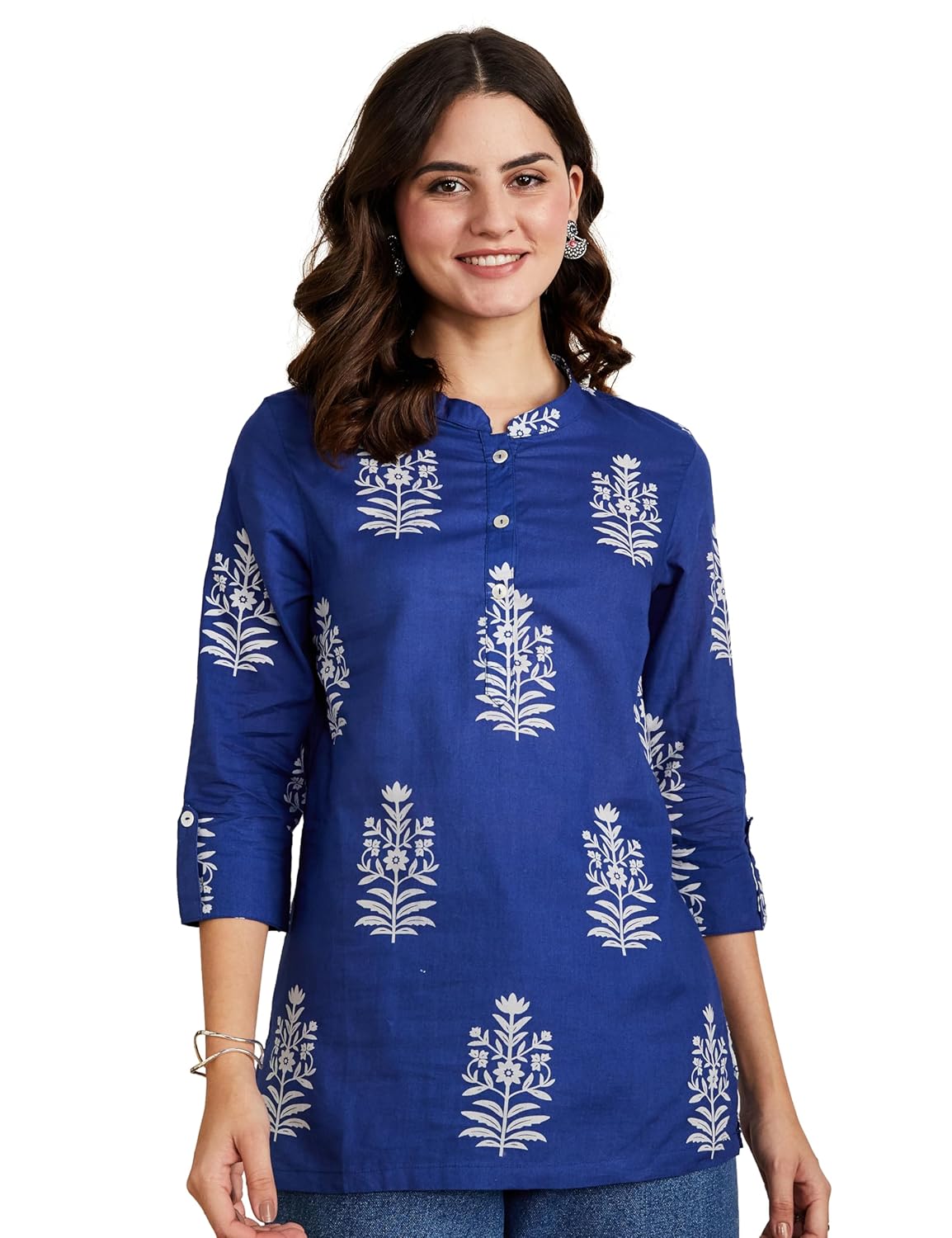 Myx Women's Cotton Regular Fit Casual Kurti