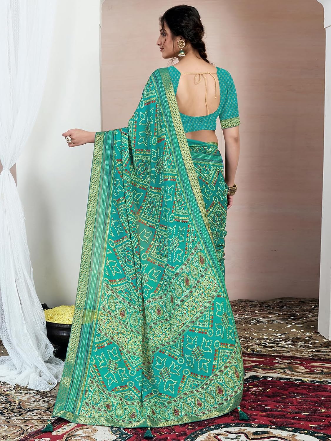 Women's Chiffon Printed Saree