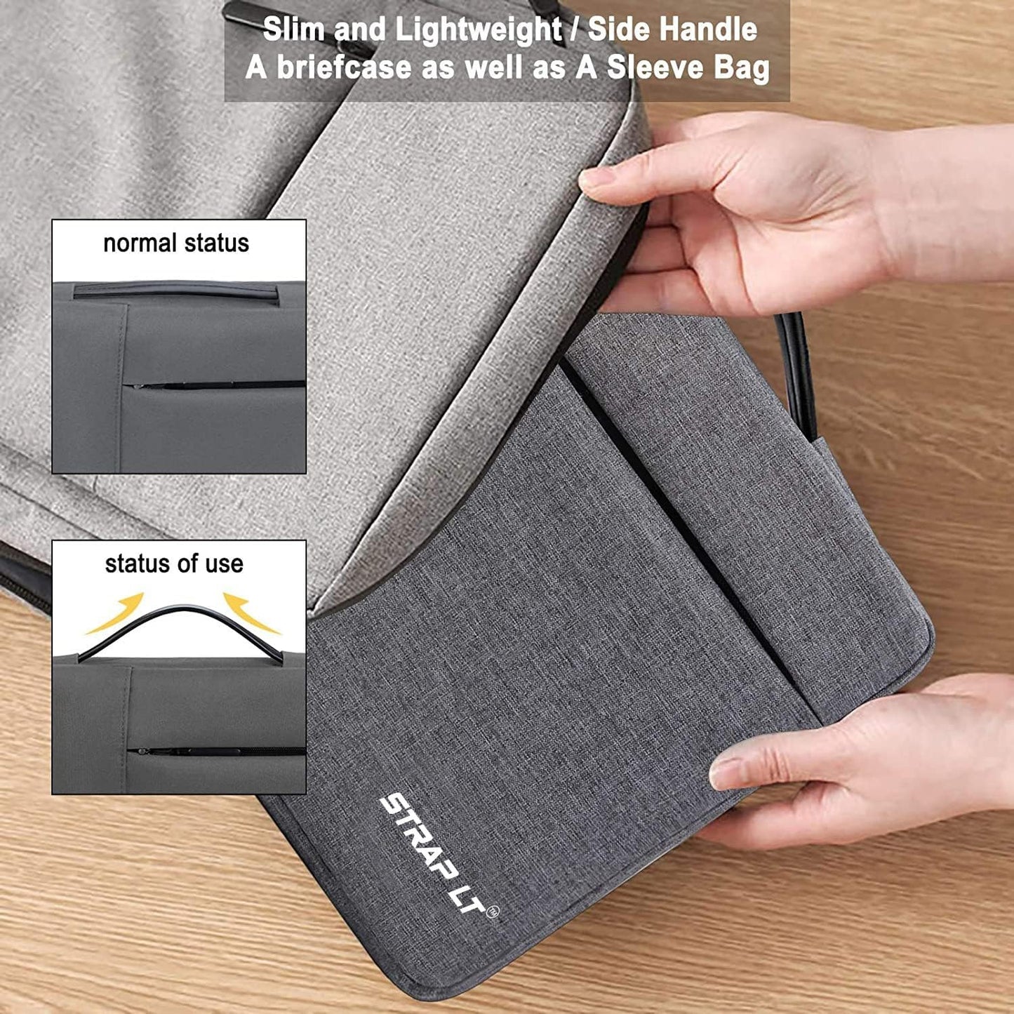 StrapLt 15-16 Inch Laptop Sleeve Bag Cas