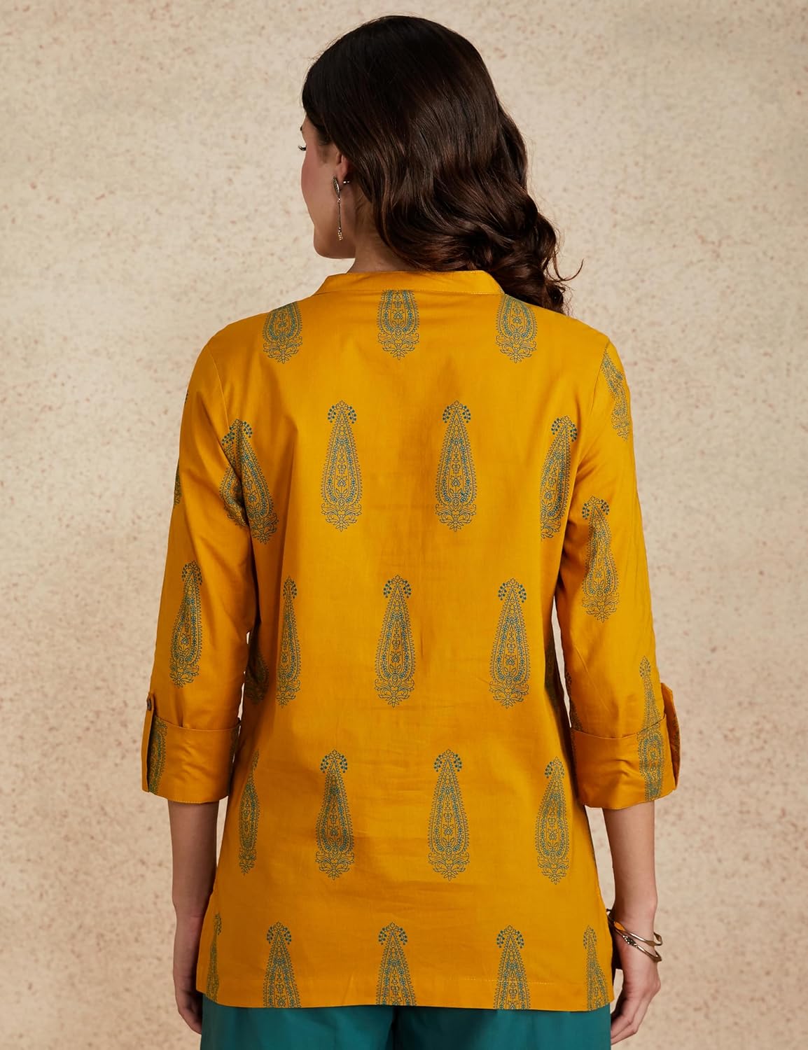 Myx Women's Cotton Regular Fit Casual Kurti
