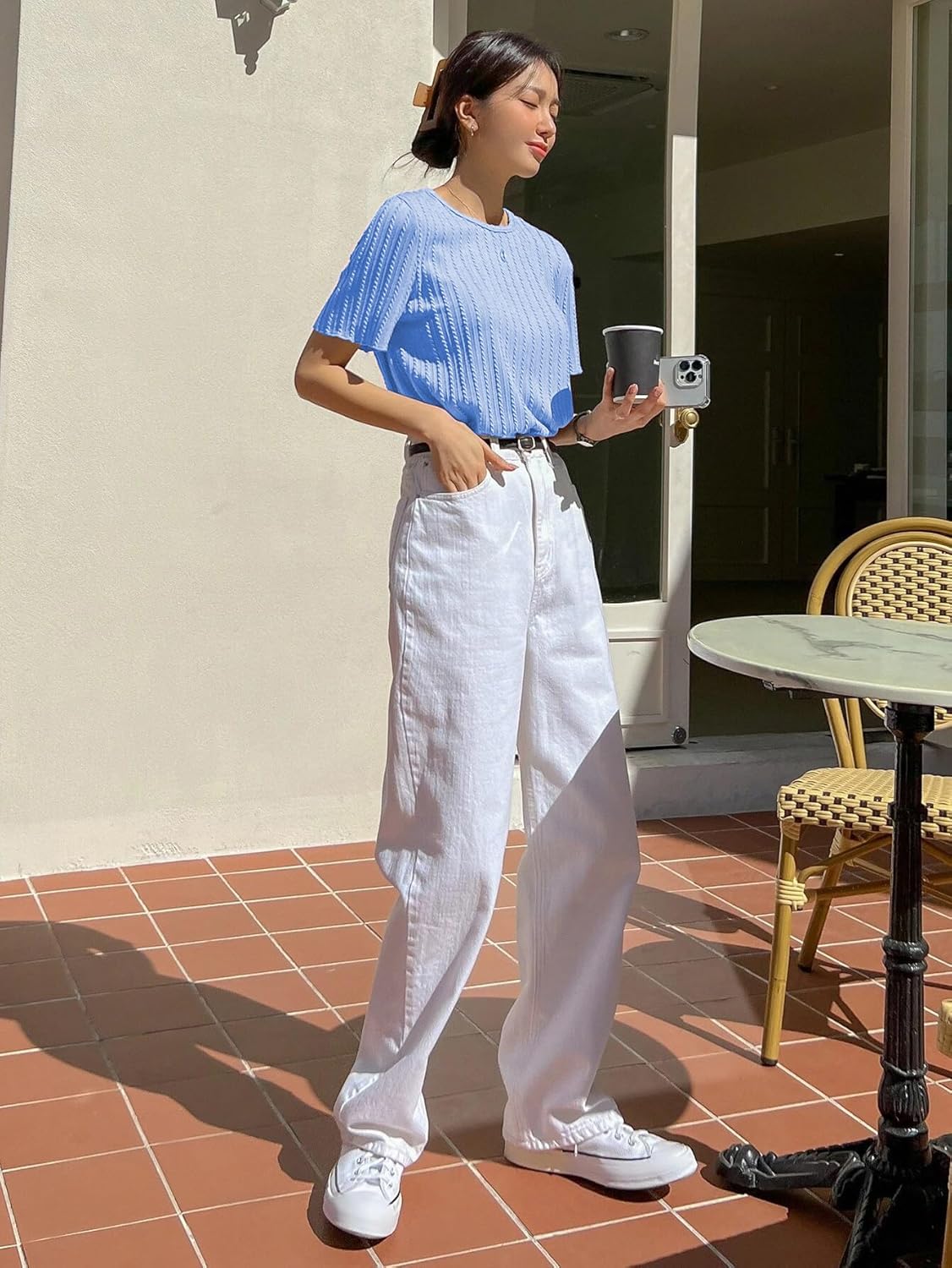 GRECIILOOKS Women’s Fashion Tops – Crop Top, Loose Fit Oversized Shirts & Stylish Korean Tank Tops for Summer Wear (Available in Plus Size and Combo Pack of 2)