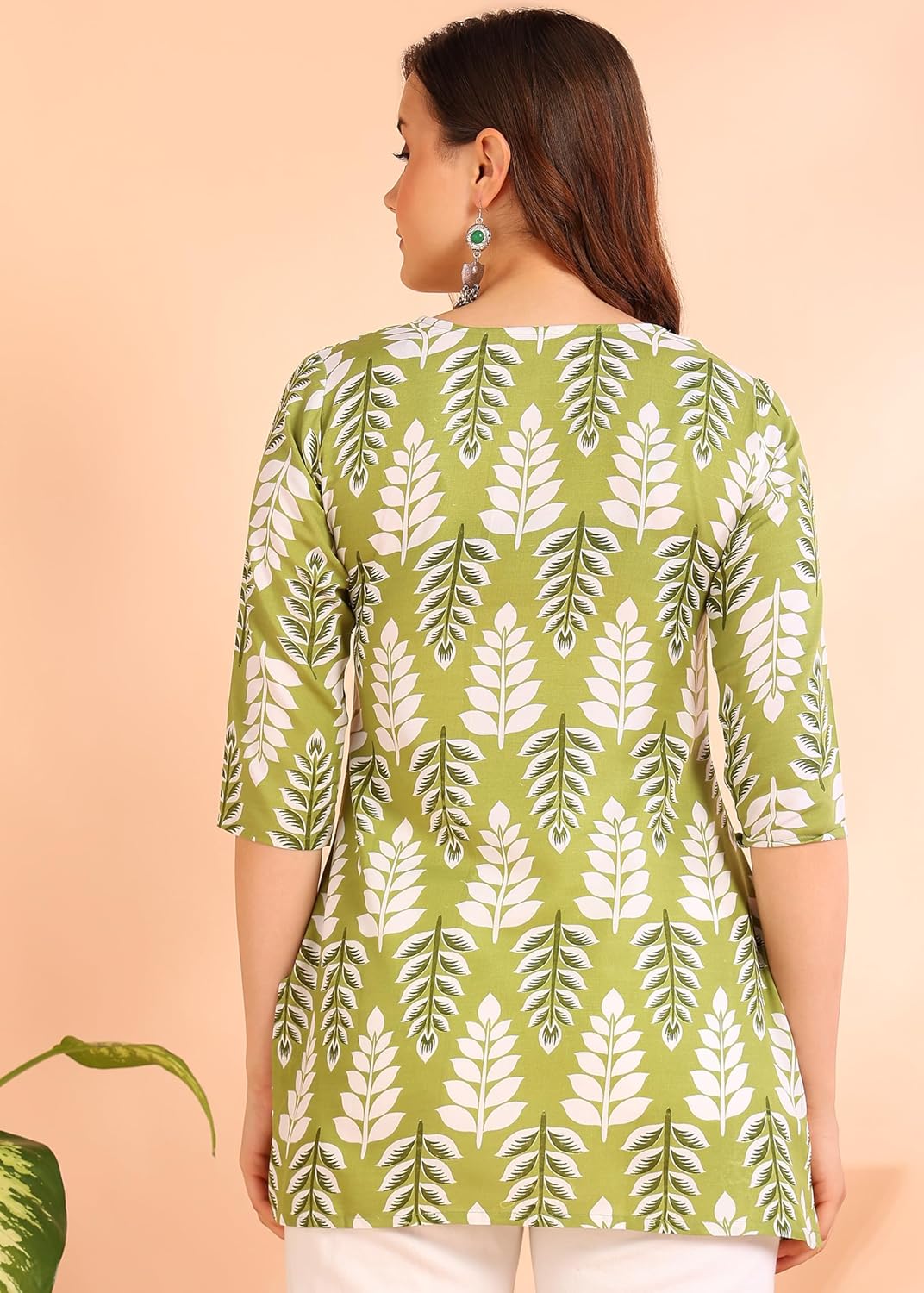 AAYLA Women’s Poly Rayon Short Kurti
