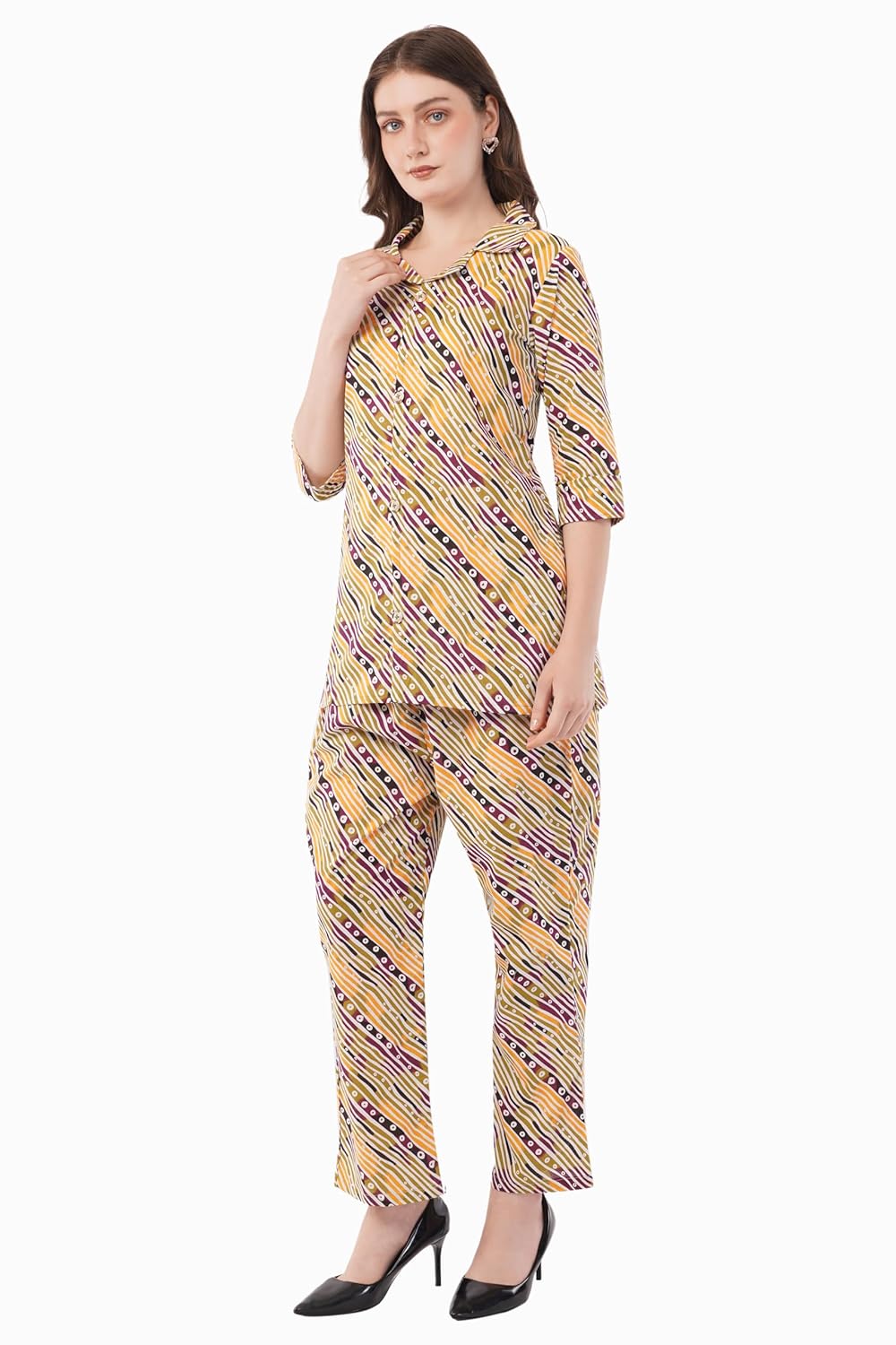 Home Bliss Women's Co-ord Set Pure Cotton