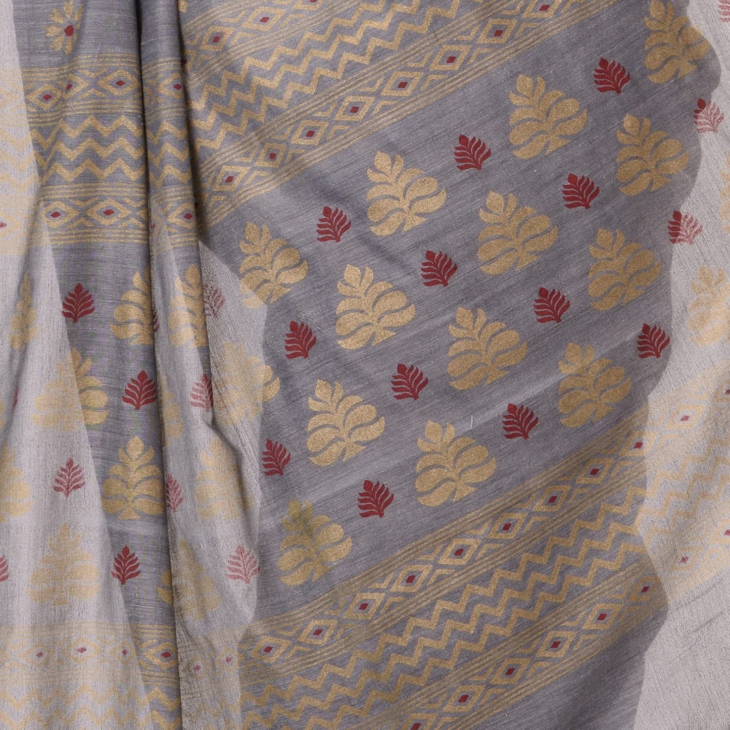 Women`sl Tant Work Design Soft Saree With Blouse Piece